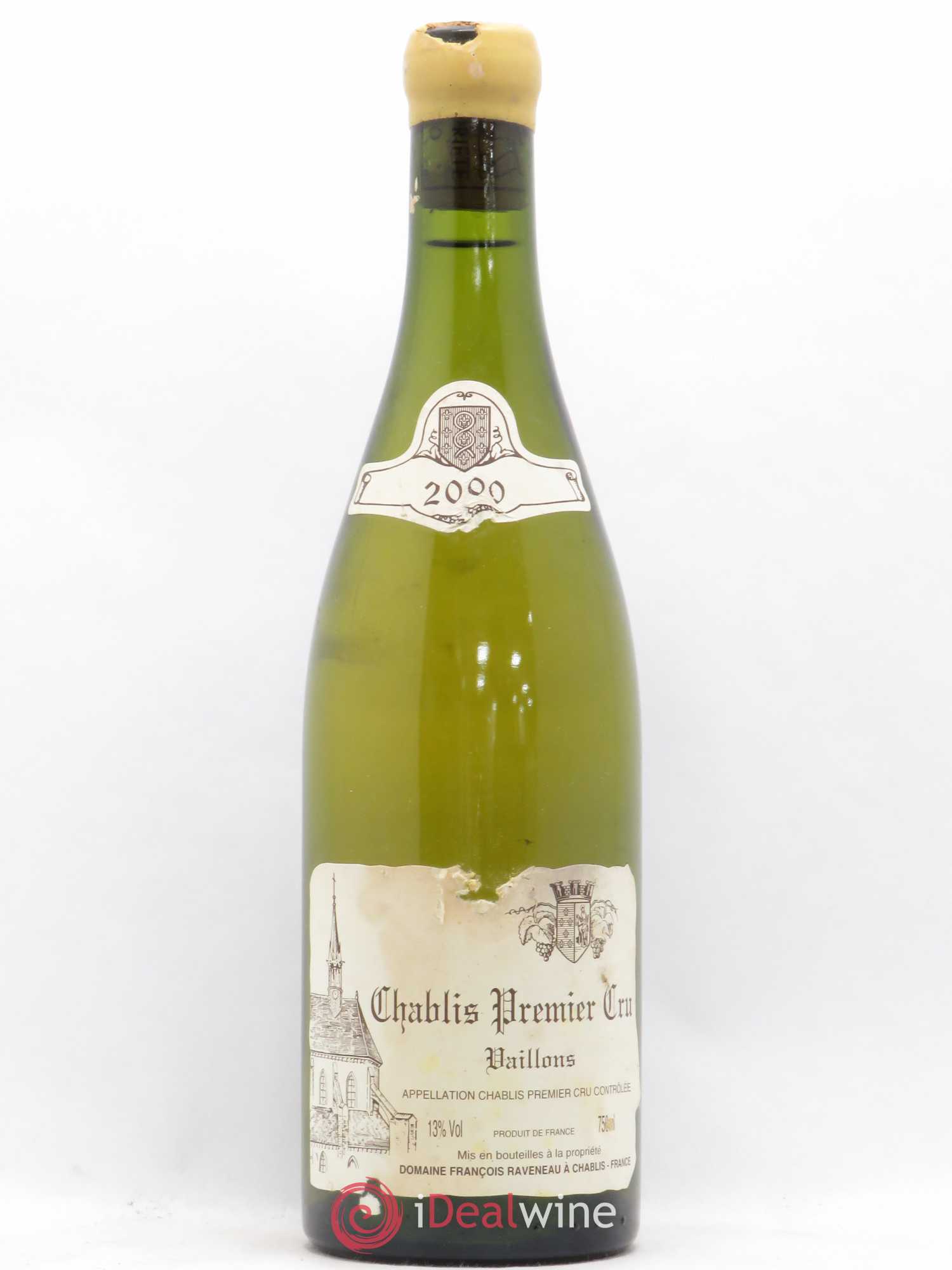 Chablis 1er Cru Vaillons Raveneau (Domaine) 2000 - Lot de 1 bouteille - 0