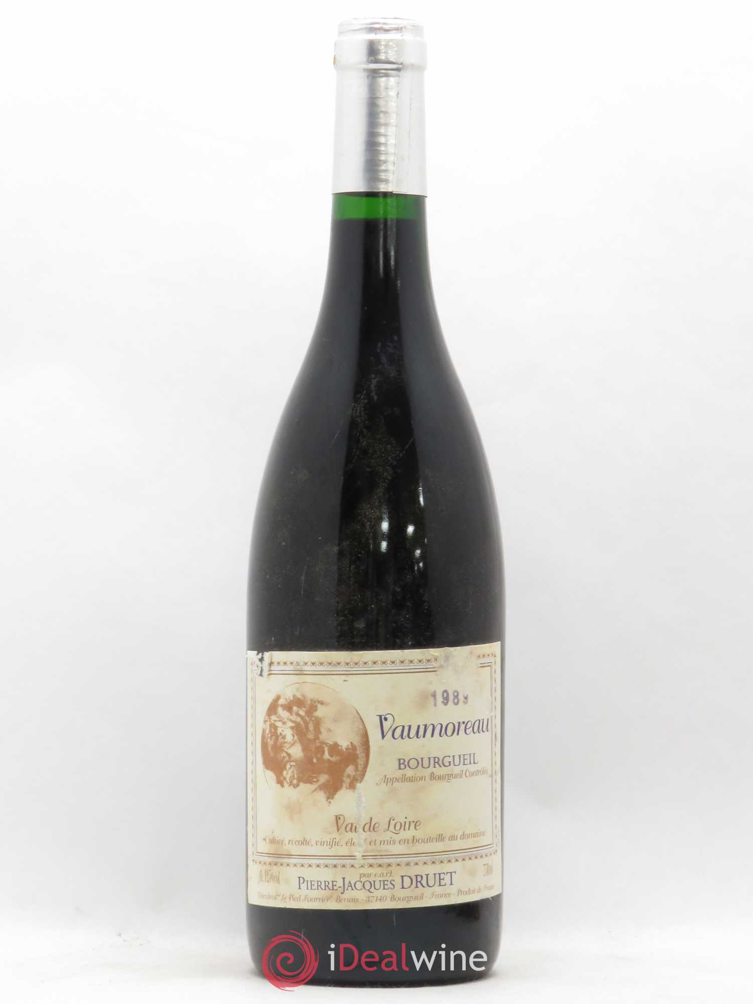 Bourgueil Vaumoreau Pierre Jacques Druet 1989 - Lot de 1 bouteille - 0