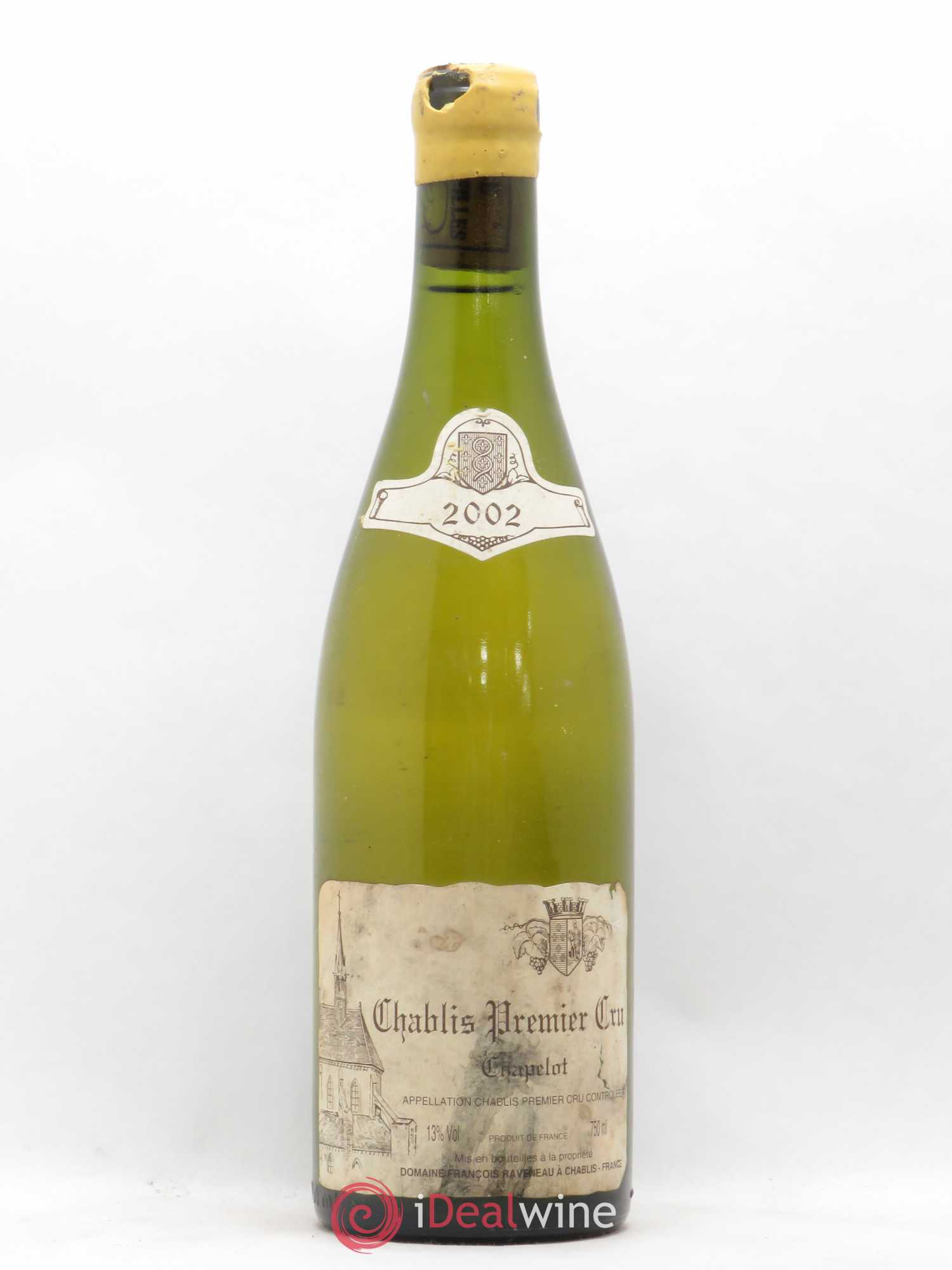 Chablis 1er Cru Chapelot Raveneau (Domaine) 2002 - Lot de 1 bouteille - 0