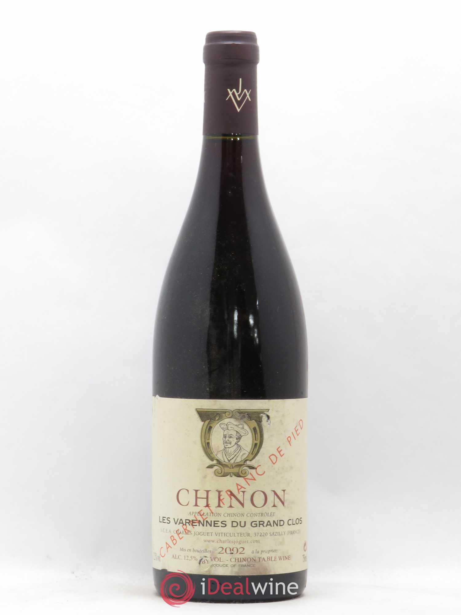 Chinon Les Varennes du Grand Clos Charles Joguet Franc de pied 2002 - Lot de 1 bouteille - 0