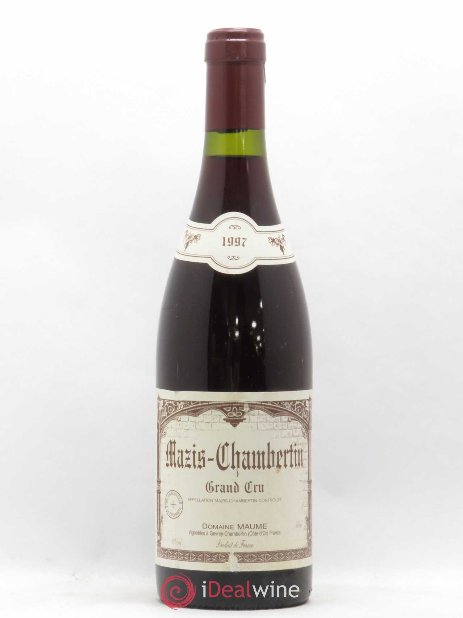 Mazis-Chambertin Grand Cru Maume 1997 - Lot de 1 bouteille - 0