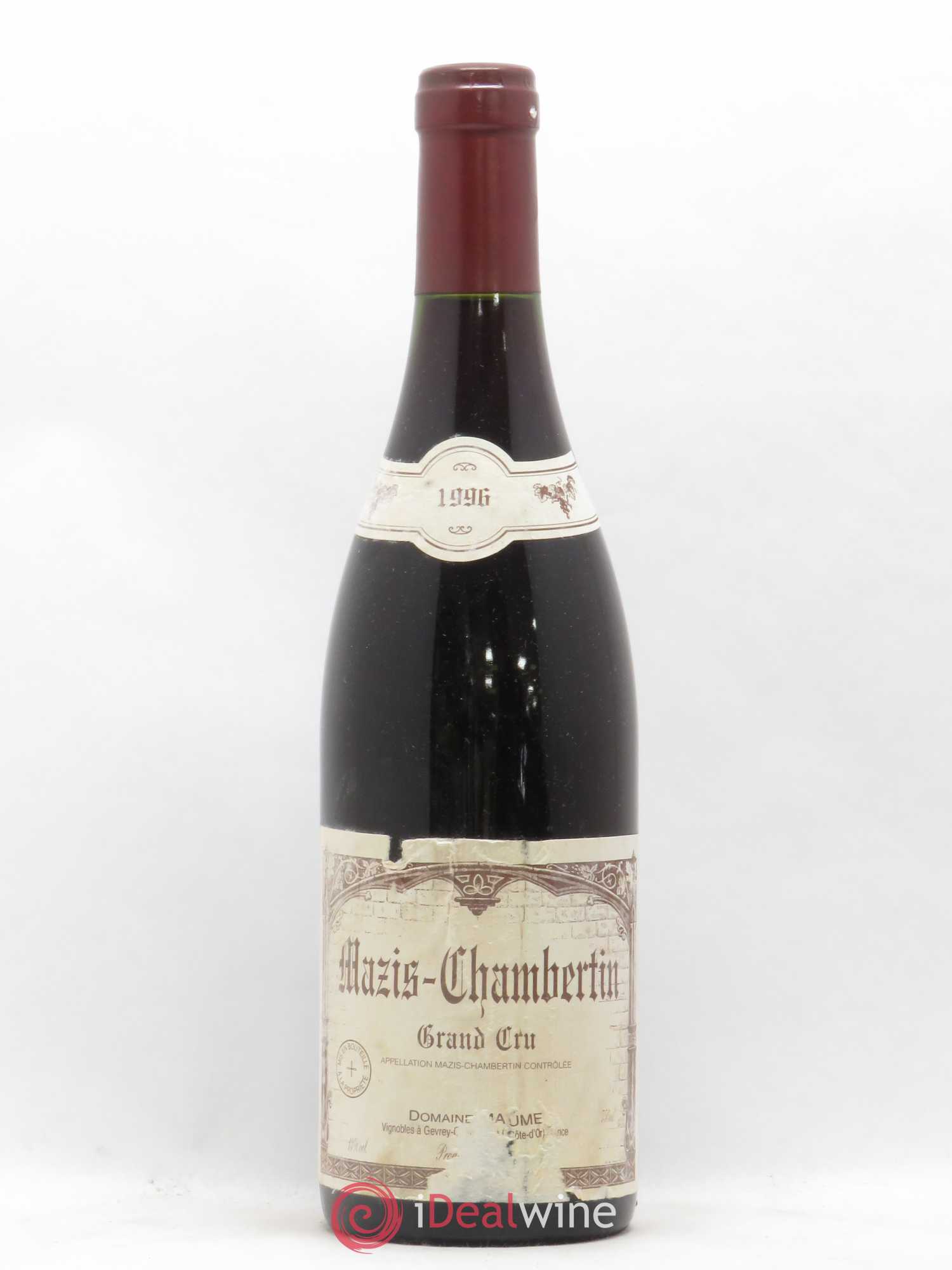 Mazis-Chambertin Grand Cru Maume 1996 - Lot de 1 bouteille - 0