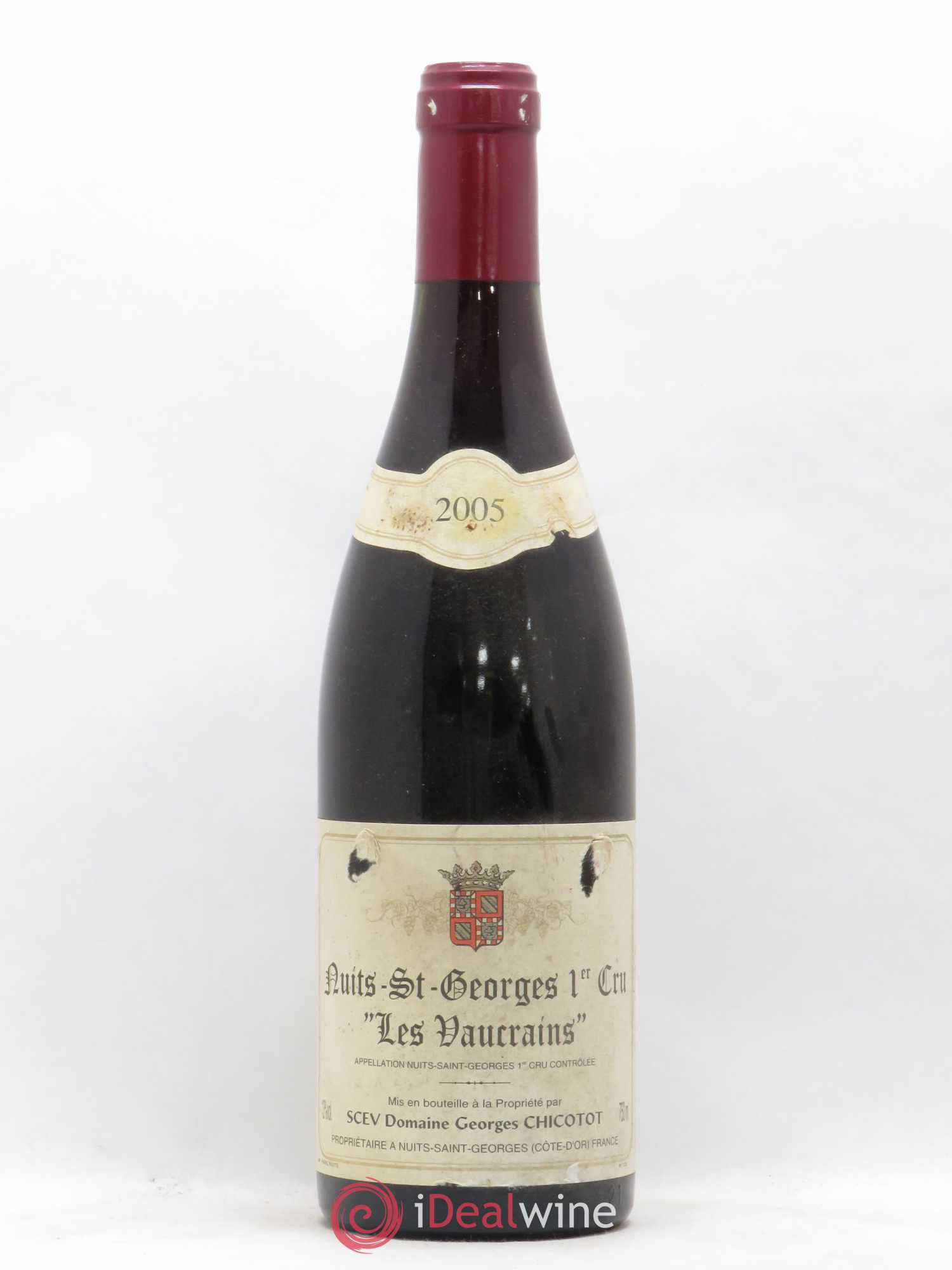 Nuits-Saint-Georges 1er Cru Les Vaucrains Chicotot 2005 - Lot de 1 bouteille - 0