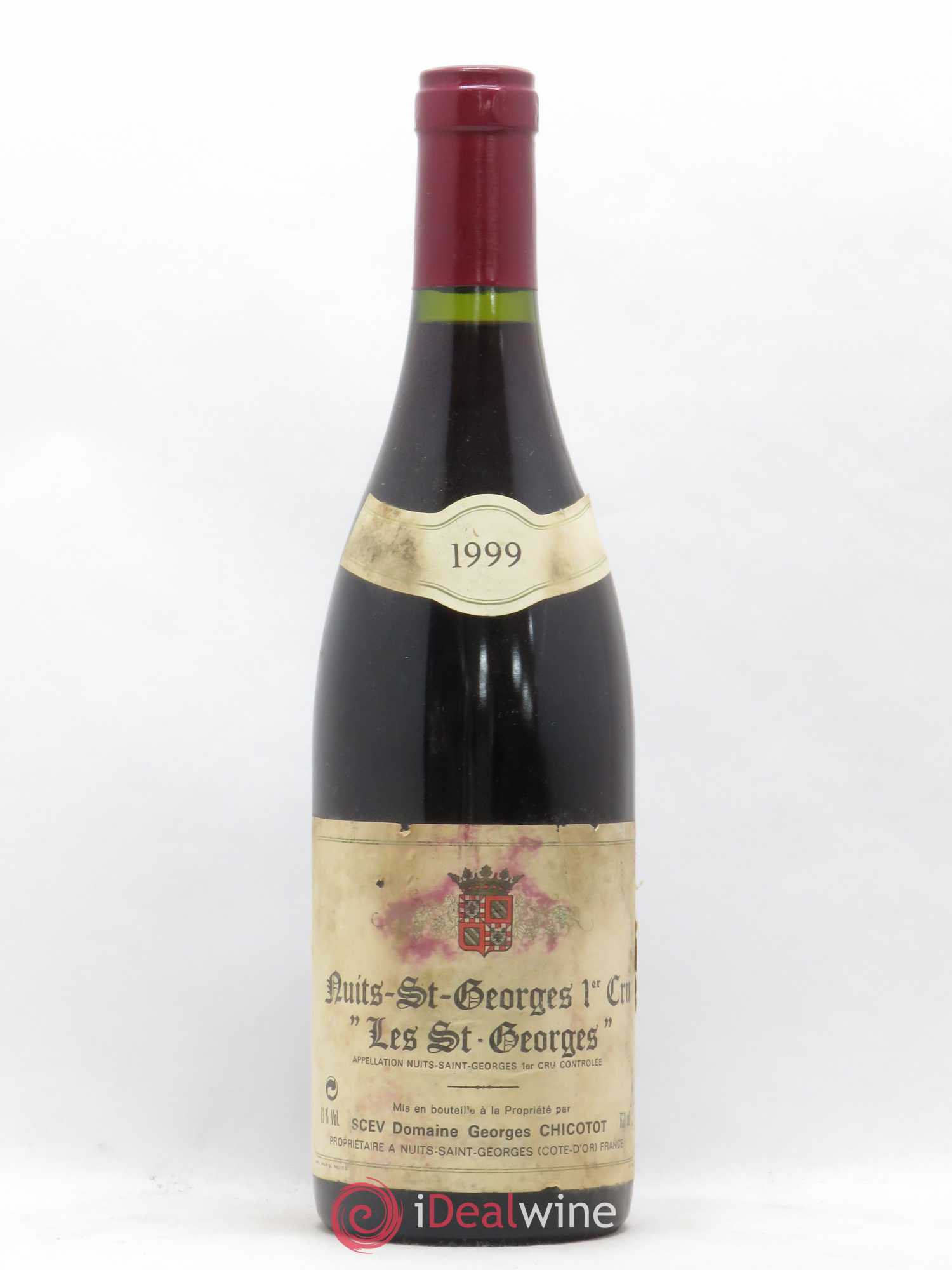 Nuits-Saint-Georges 1er Cru Les Saint-Georges Chicotot 1999 - Lotto di 1 bottiglia - 0