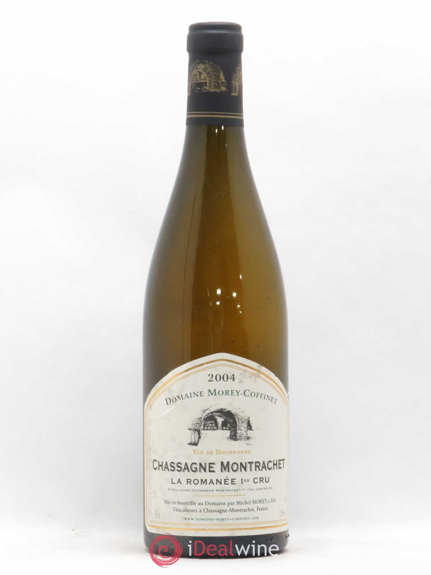 Chassagne-Montrachet 1er Cru La Romanée Morey-Coffinet (Domaine) 2004 - Lot de 1 bouteille - 0
