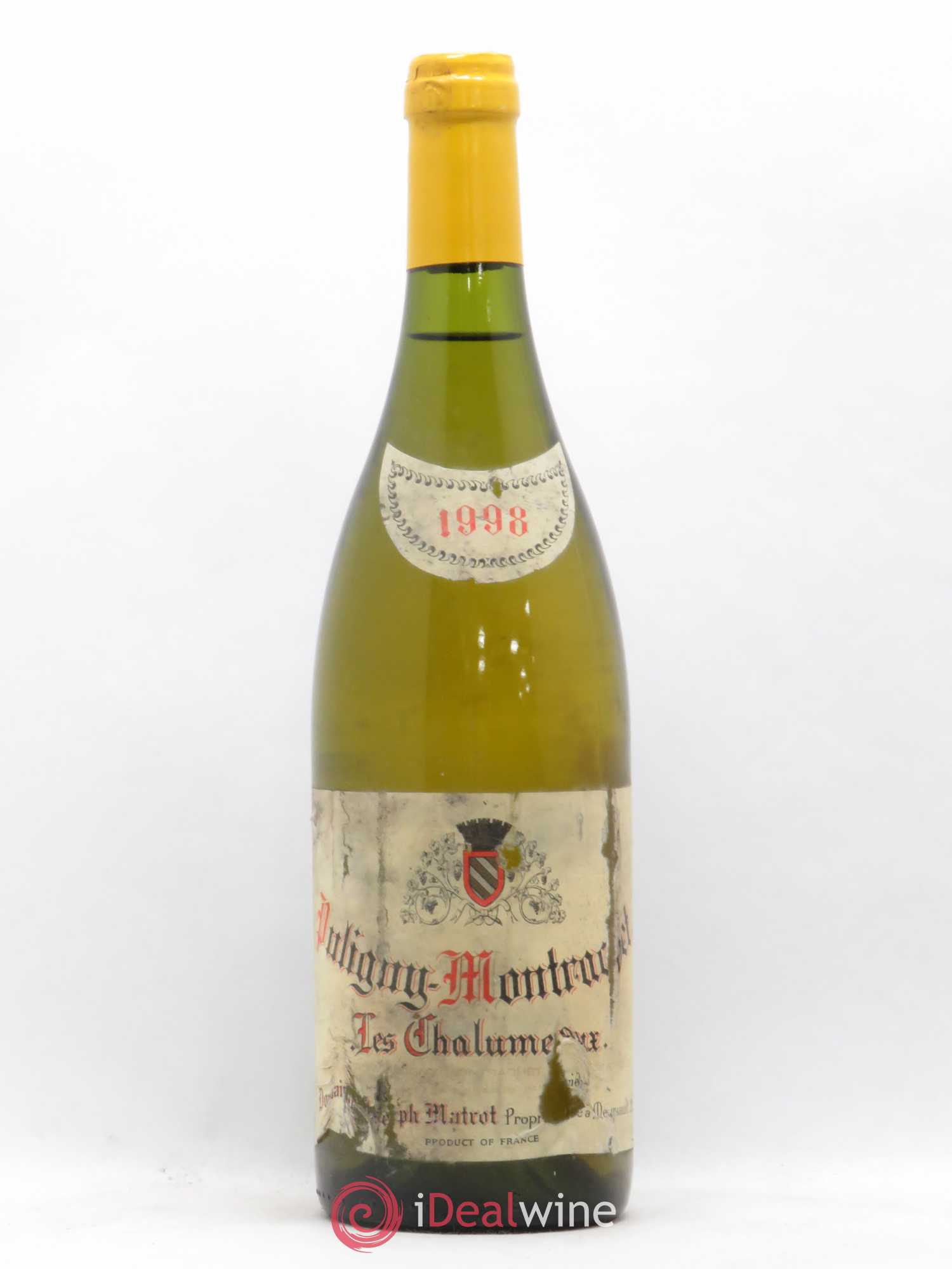 Puligny-Montrachet 1er Cru Les Chalumeaux J Matrot 1998 - Posten von 1 Flasche - 0