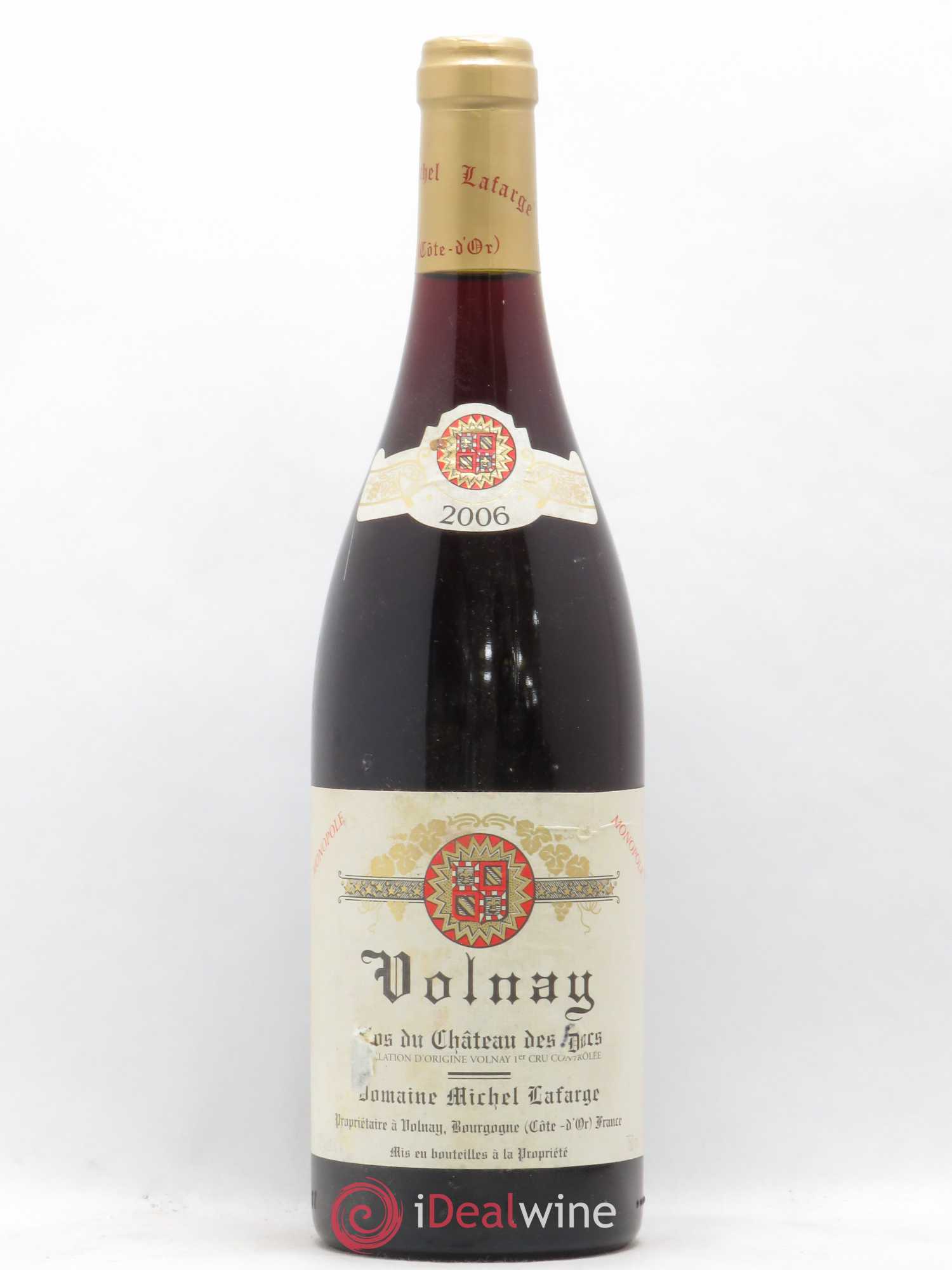 Volnay 1er Cru Clos du Château des Ducs Lafarge (Domaine) 2006 - Lot de 1 bouteille - 0