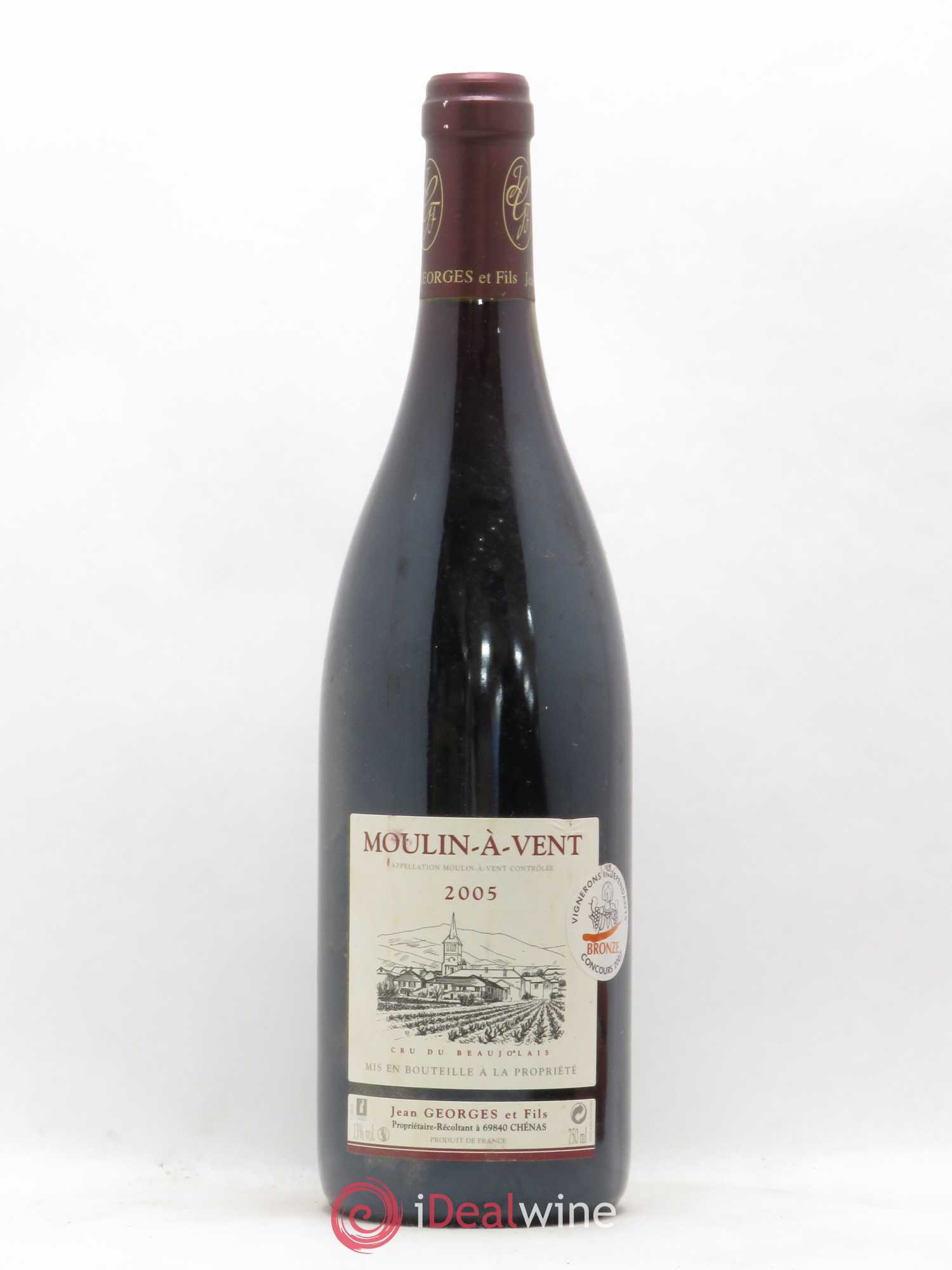 Moulin-à-Vent Jean Georges 2005 - Lot de 1 bouteille - 0