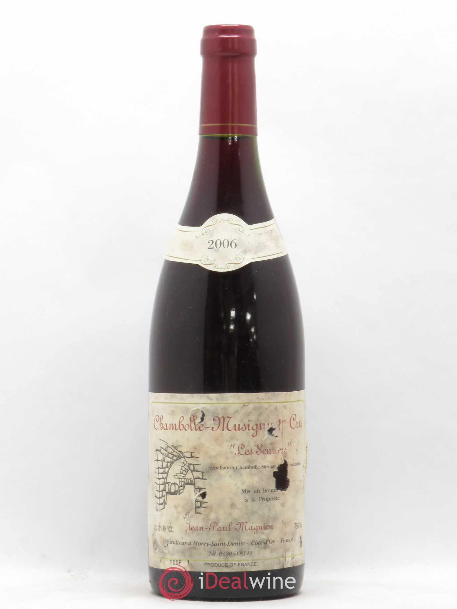 Chambolle-Musigny 1er Cru Les Sentiers Jean-Paul Magnien 2006 - Lot de 1 bouteille - 0