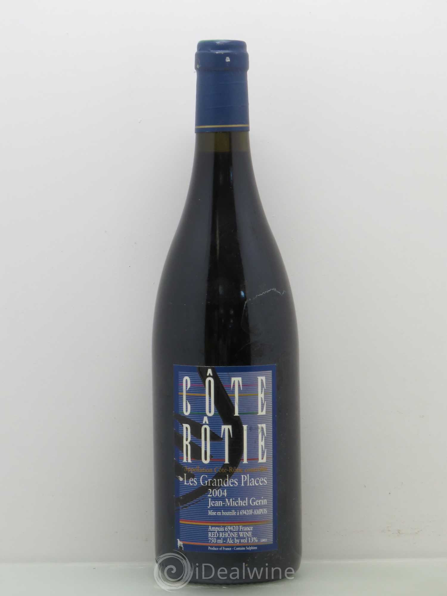 Côte-Rôtie Les Grandes Places Jean-Michel Gerin 2004 - Lot de 1 bouteille - 0