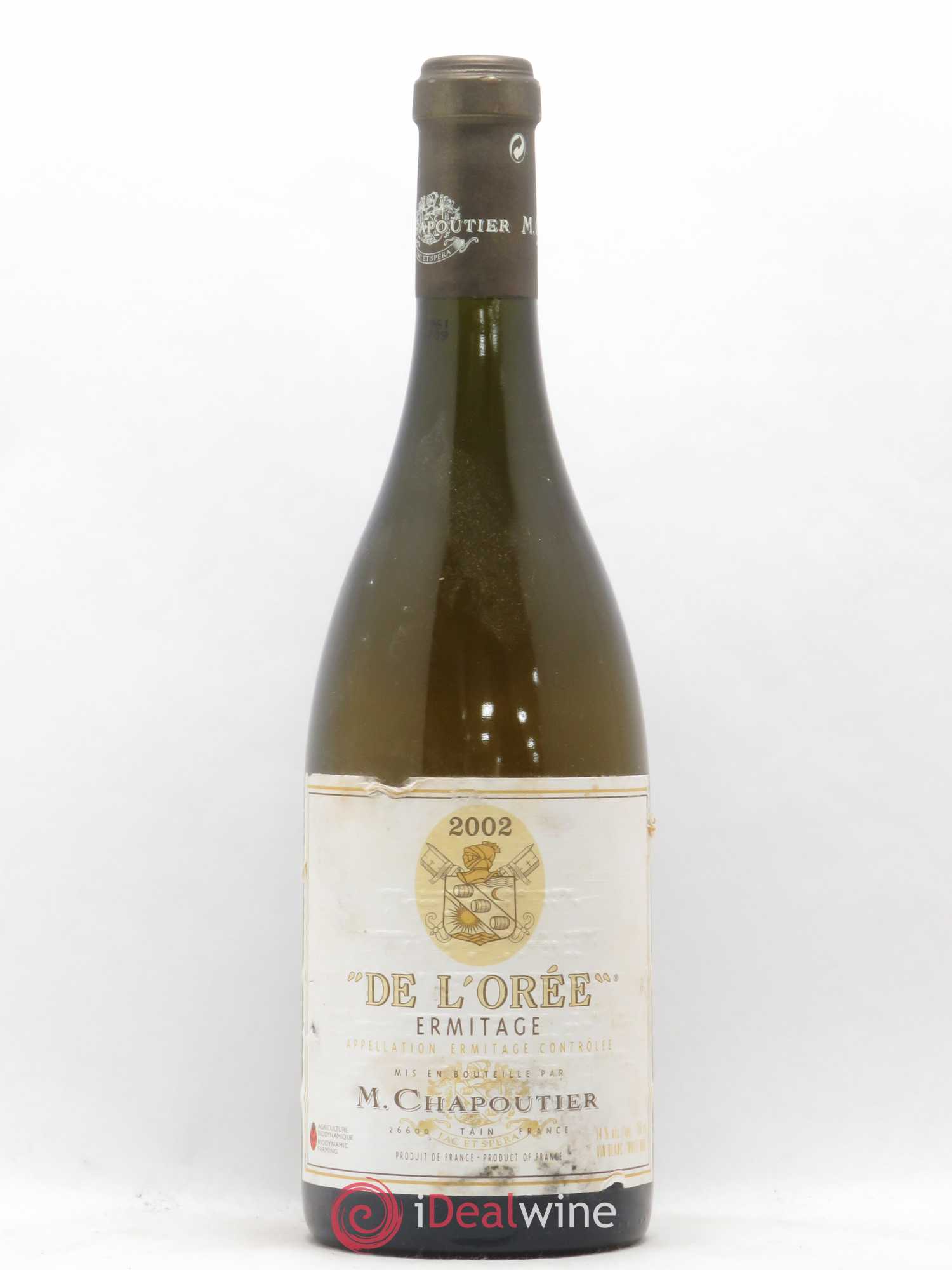 Hermitage Ermitage de l'Orée Chapoutier 2002 - Lot de 1 bouteille - 0