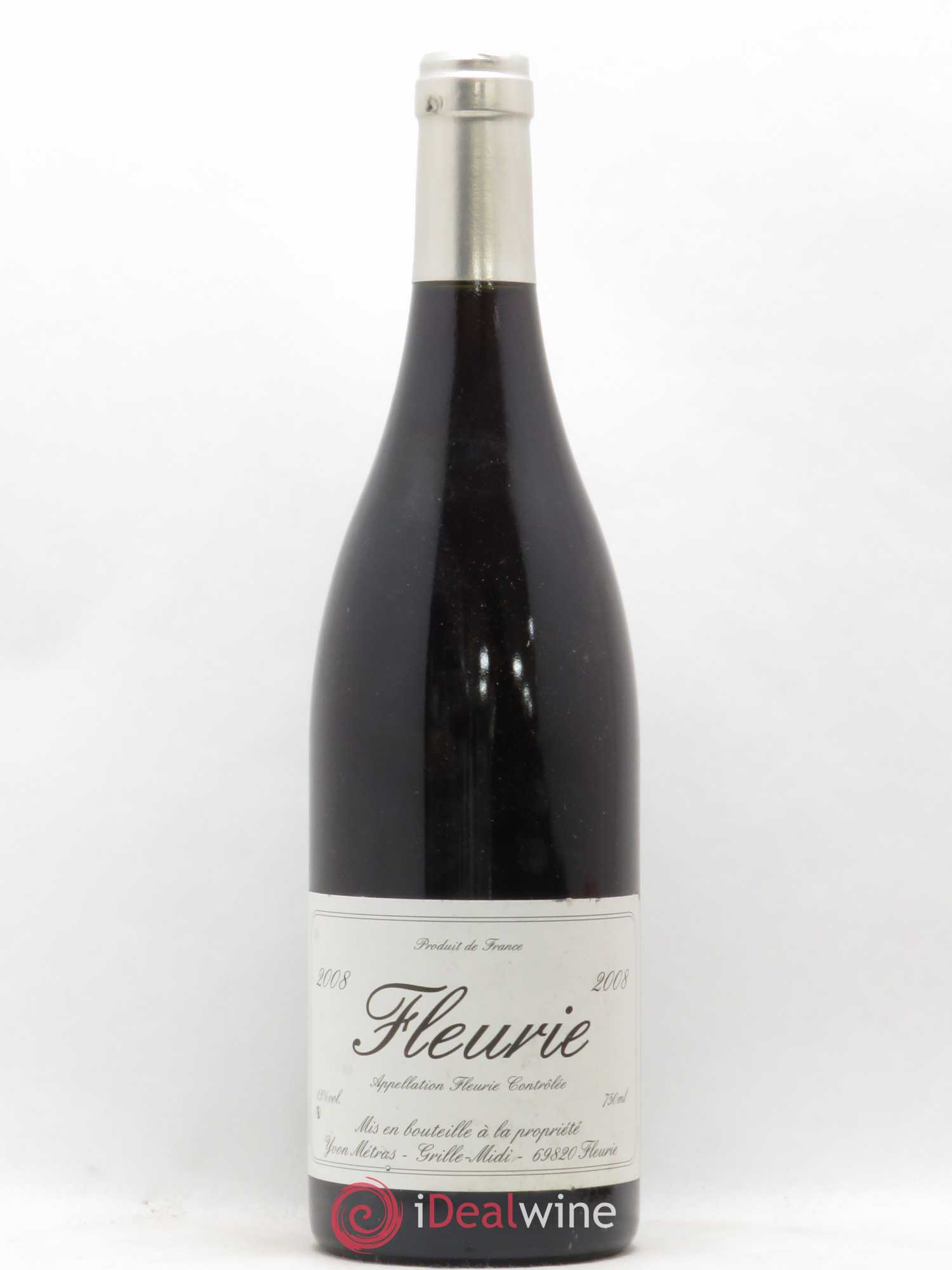 Fleurie Yvon Métras 2008 - Lot de 1 bouteille - 0
