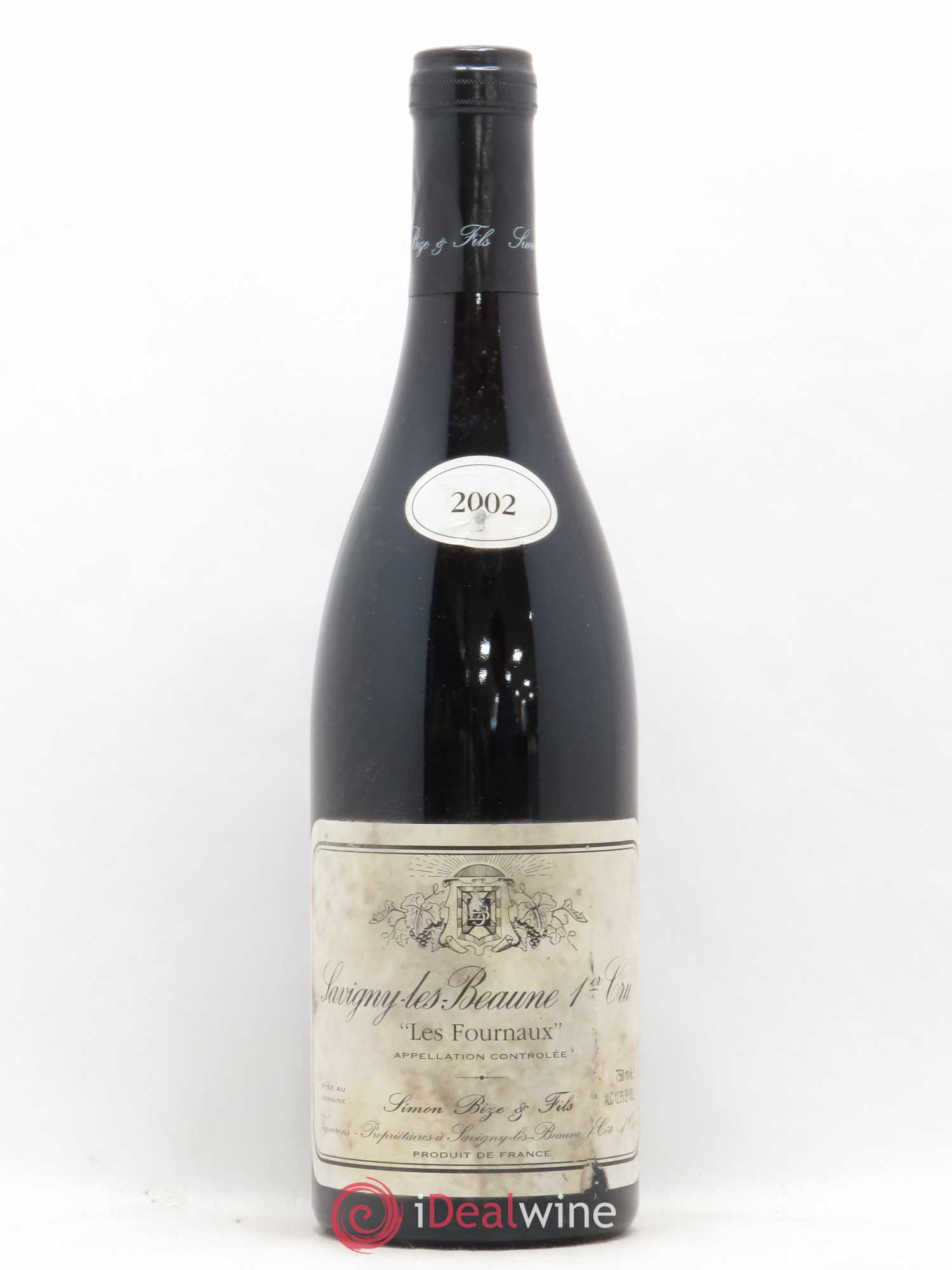 Savigny-lès-Beaune 1er Cru Les Fournaux Simon Bize & Fils 2002 - Lot de 1 bouteille - 0