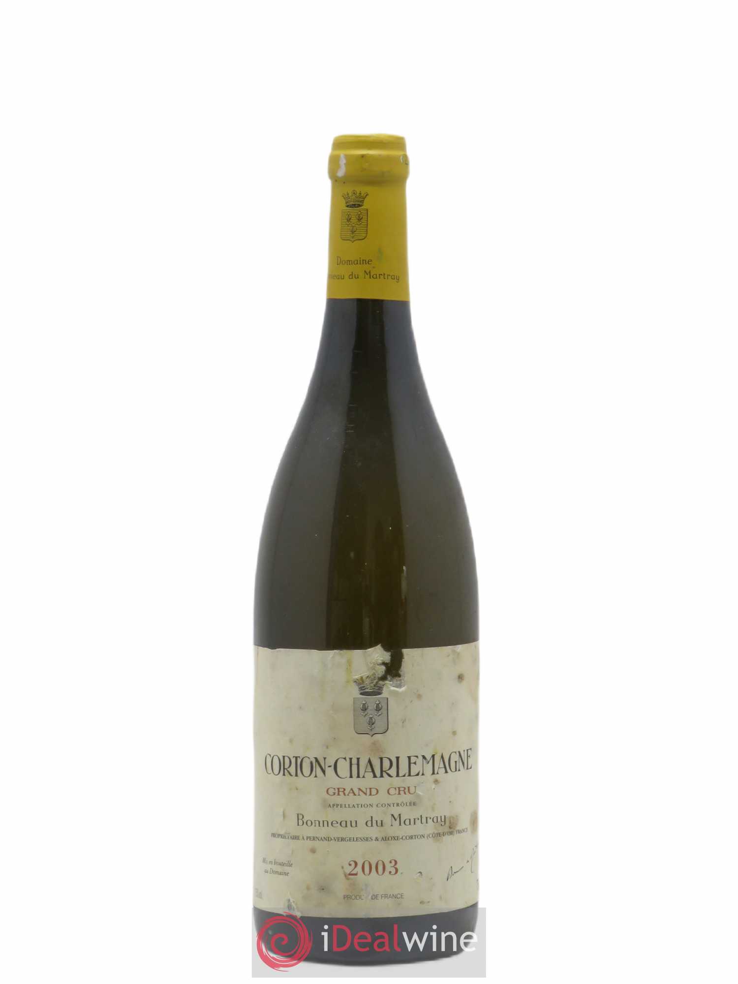 Corton-Charlemagne Grand Cru Bonneau du Martray (Domaine) 2003 - Lot de 1 bouteille - 0
