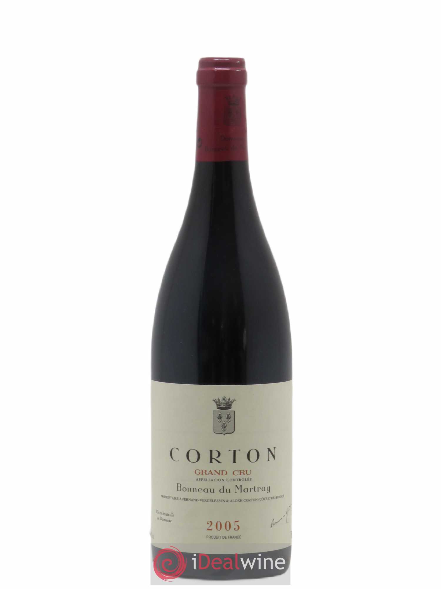 Corton Grand Cru Bonneau du Martray (Domaine) 2005 - Lot de 1 bouteille - 0