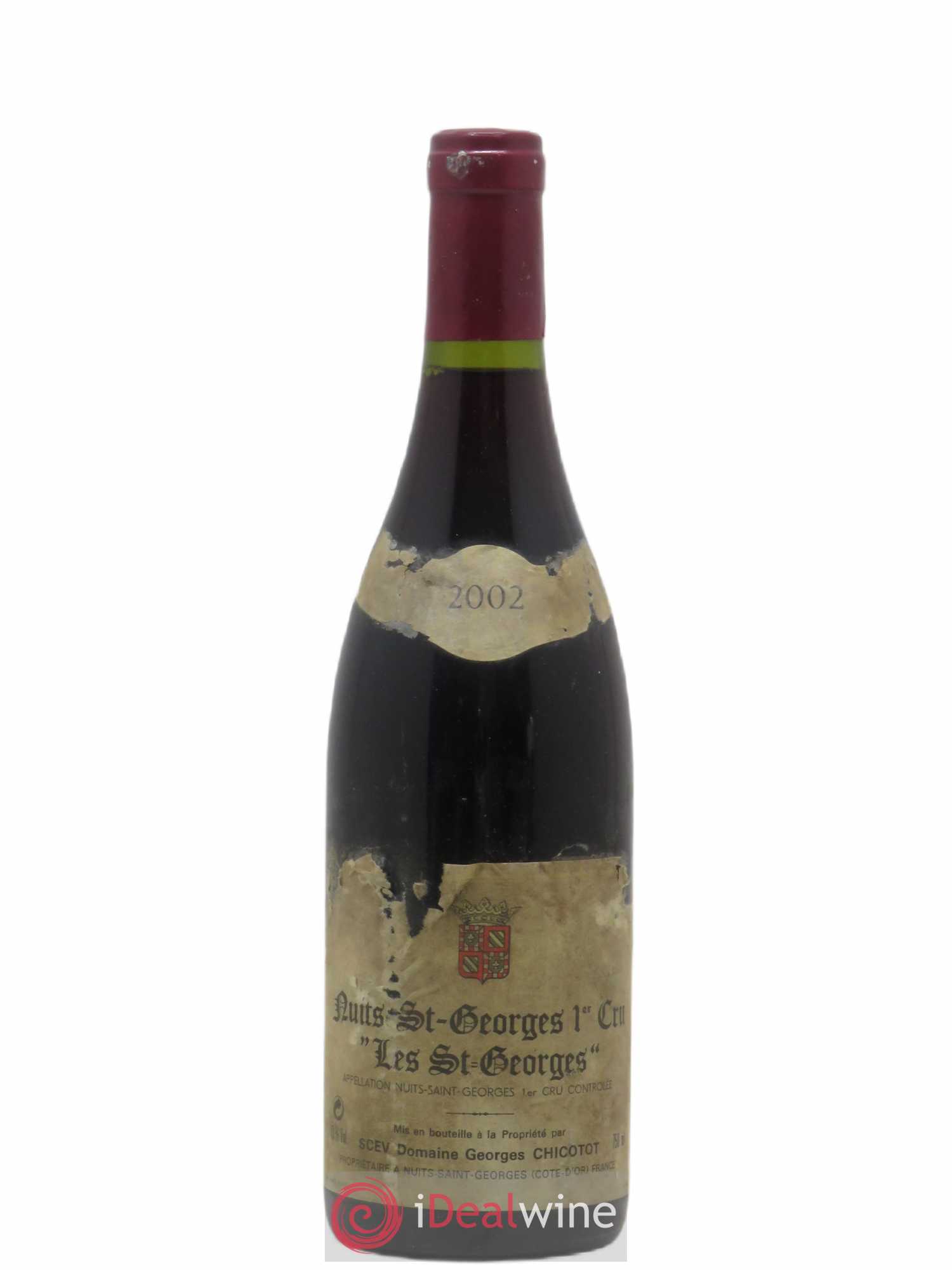 Nuits-Saint-Georges 1er Cru Les Saint-Georges Chicotot 2002 - Lot de 1 bouteille - 0