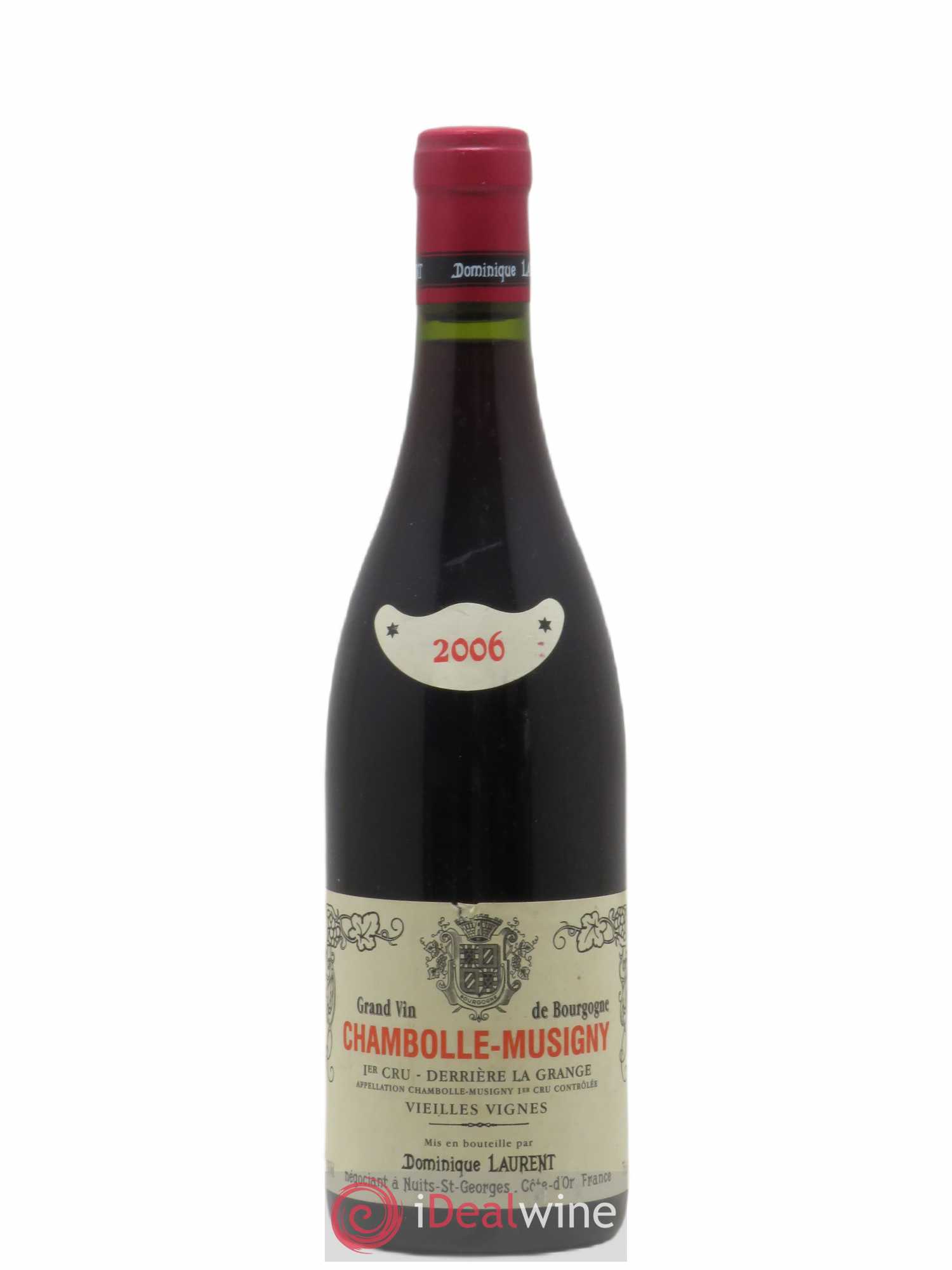 Chambolle-Musigny 1er Cru Derrière La Grange Vieilles Vignes Dominique Laurent 2006 - Lot de 1 bouteille - 0