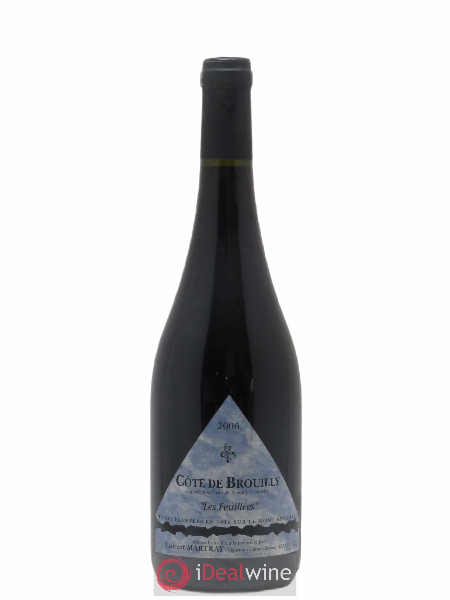 Côte de Brouilly Les Feuillées Laurent Martray 2006 - Posten von 1 Flasche - 0
