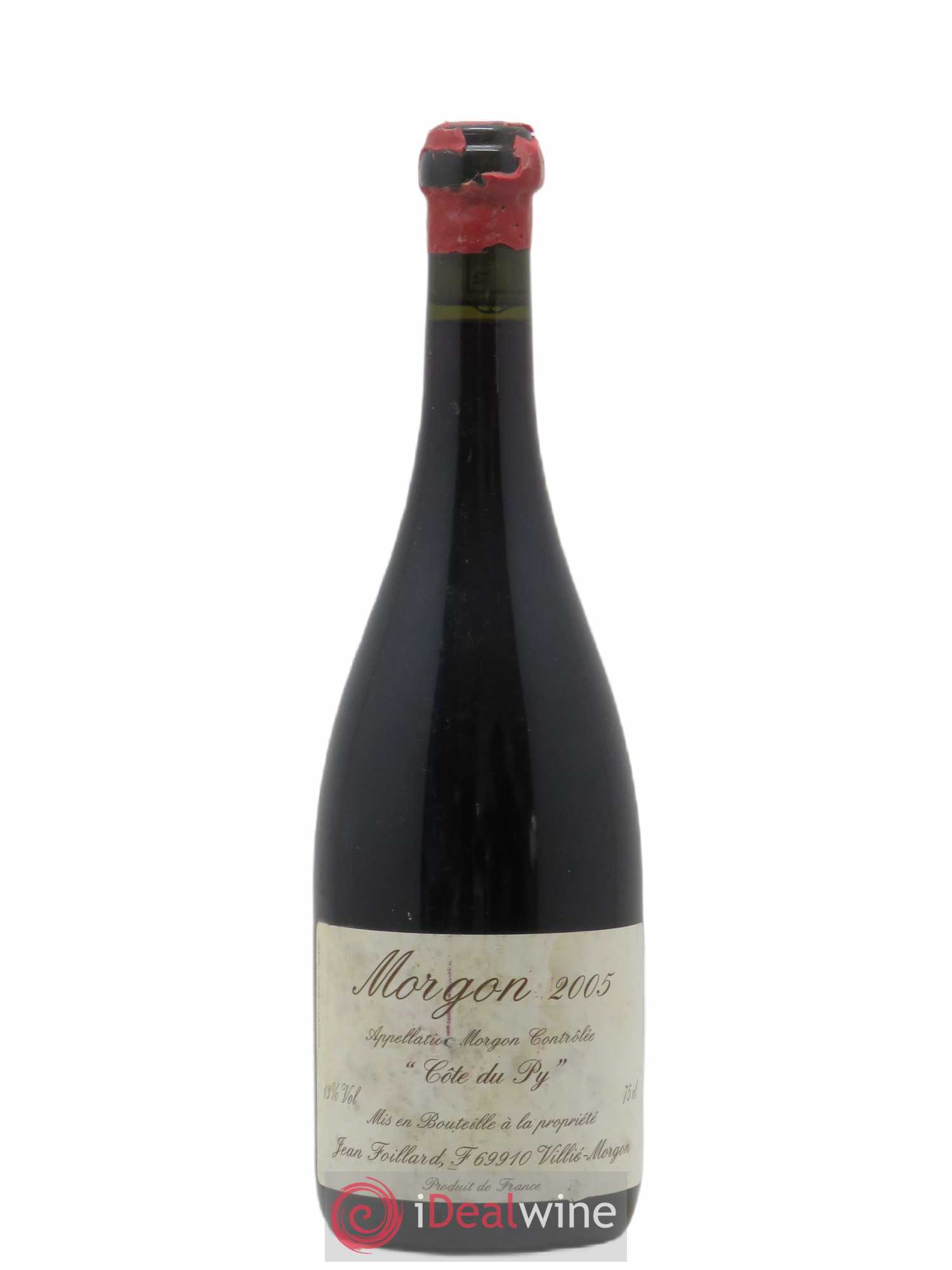Morgon Côte du Py Jean Foillard 2005 - Lot de 1 bouteille - 0