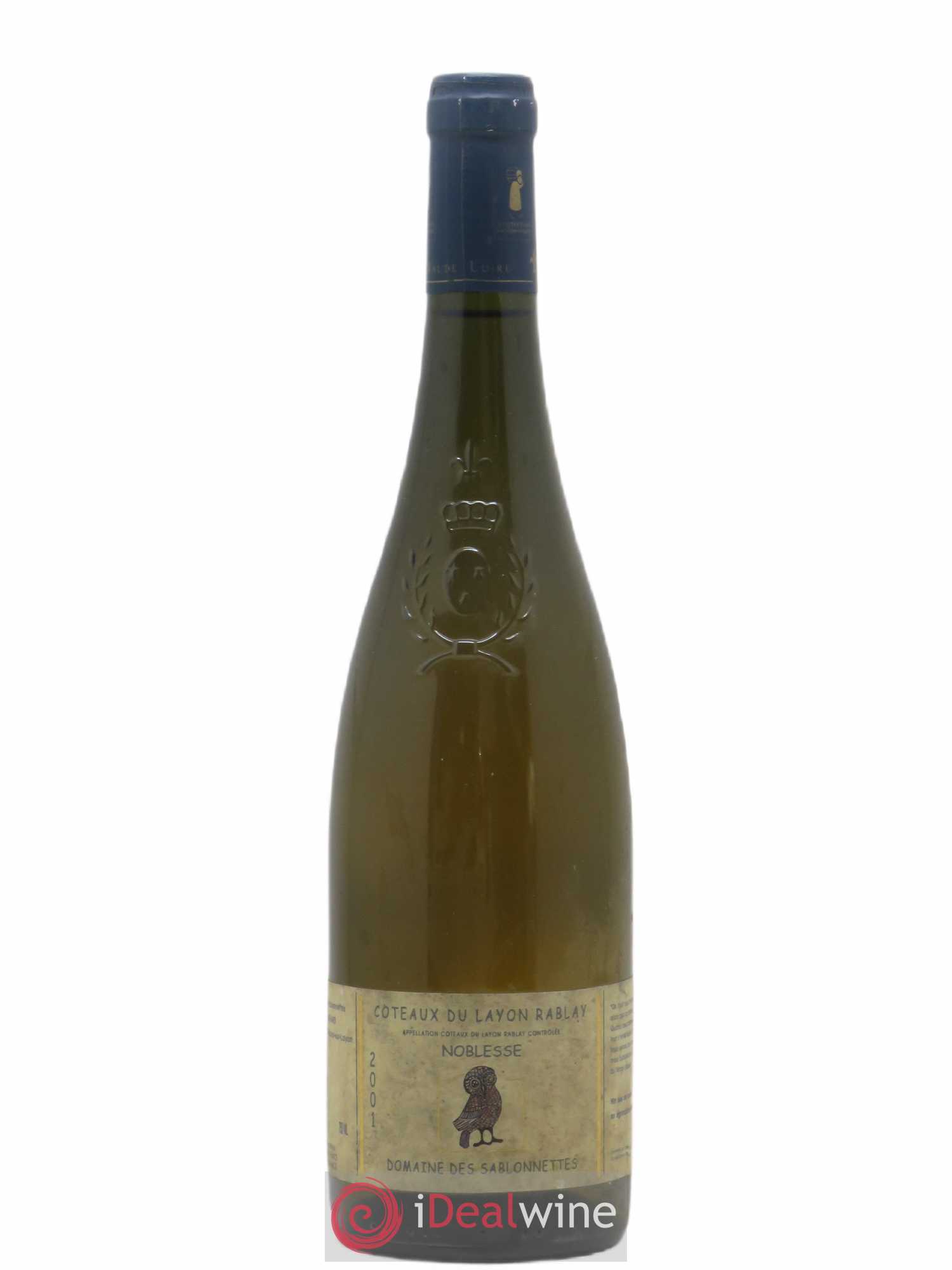 Coteaux du Layon Cuvee Noblesse Domaine Des Sablonnettes Joel Menard 2001 - Posten von 1 Flasche - 0