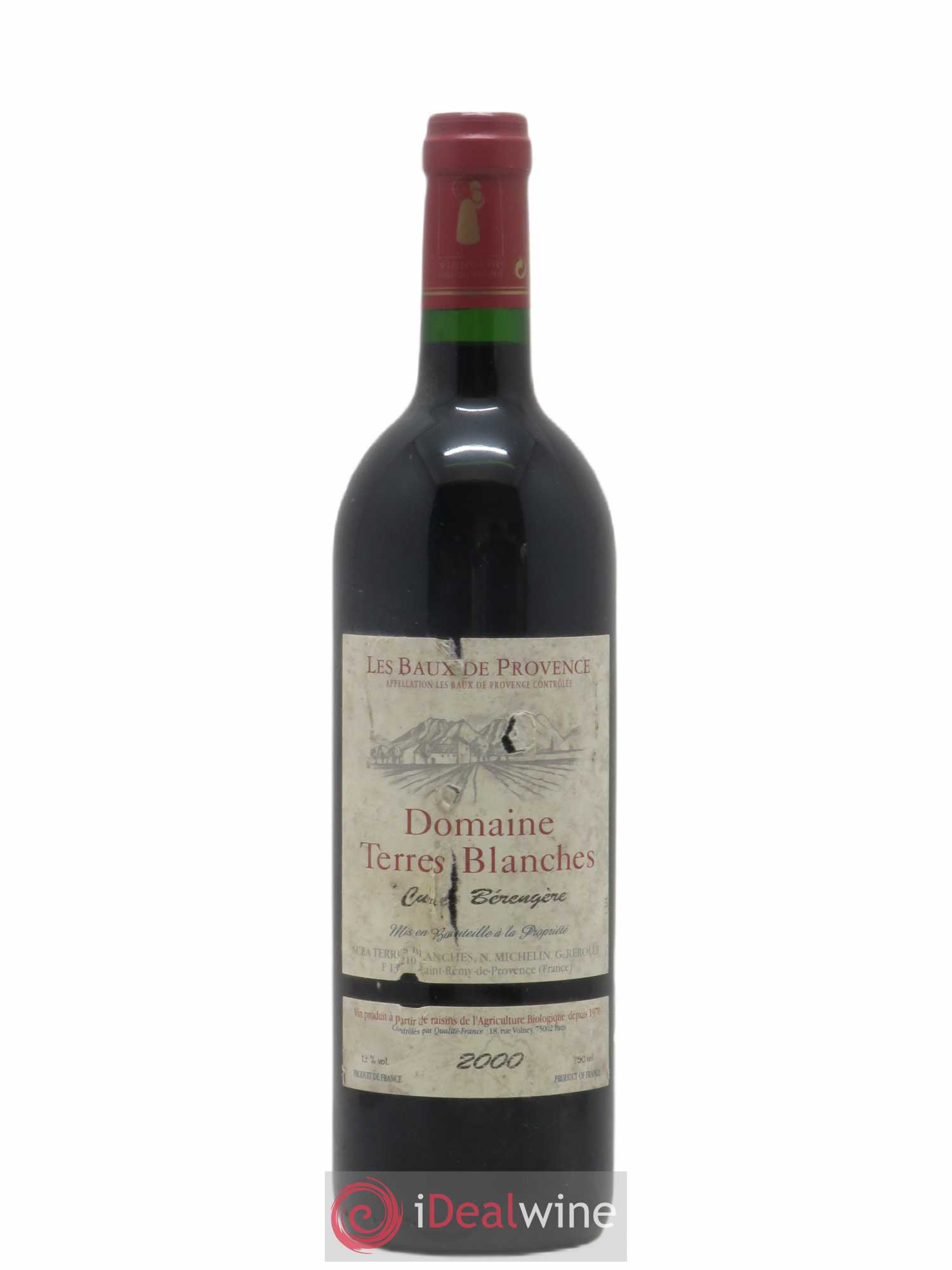 Baux de Provence cuvée Bérengère Terres Blanches 2000 - Posten von 1 Flasche - 0