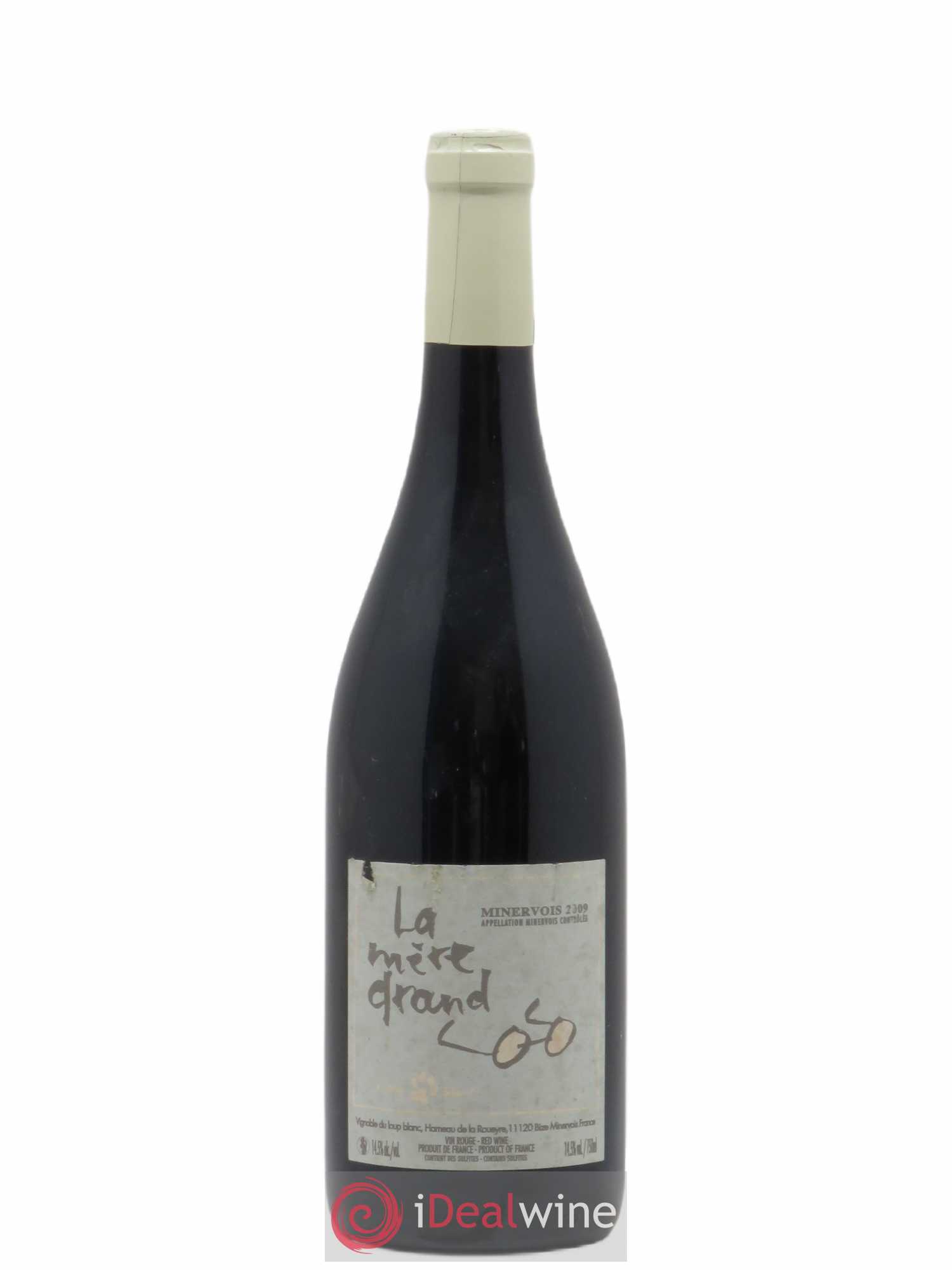 Minervois La Mère Grand Vignoble du Loup Blanc 2009 - Posten von 1 Flasche - 0