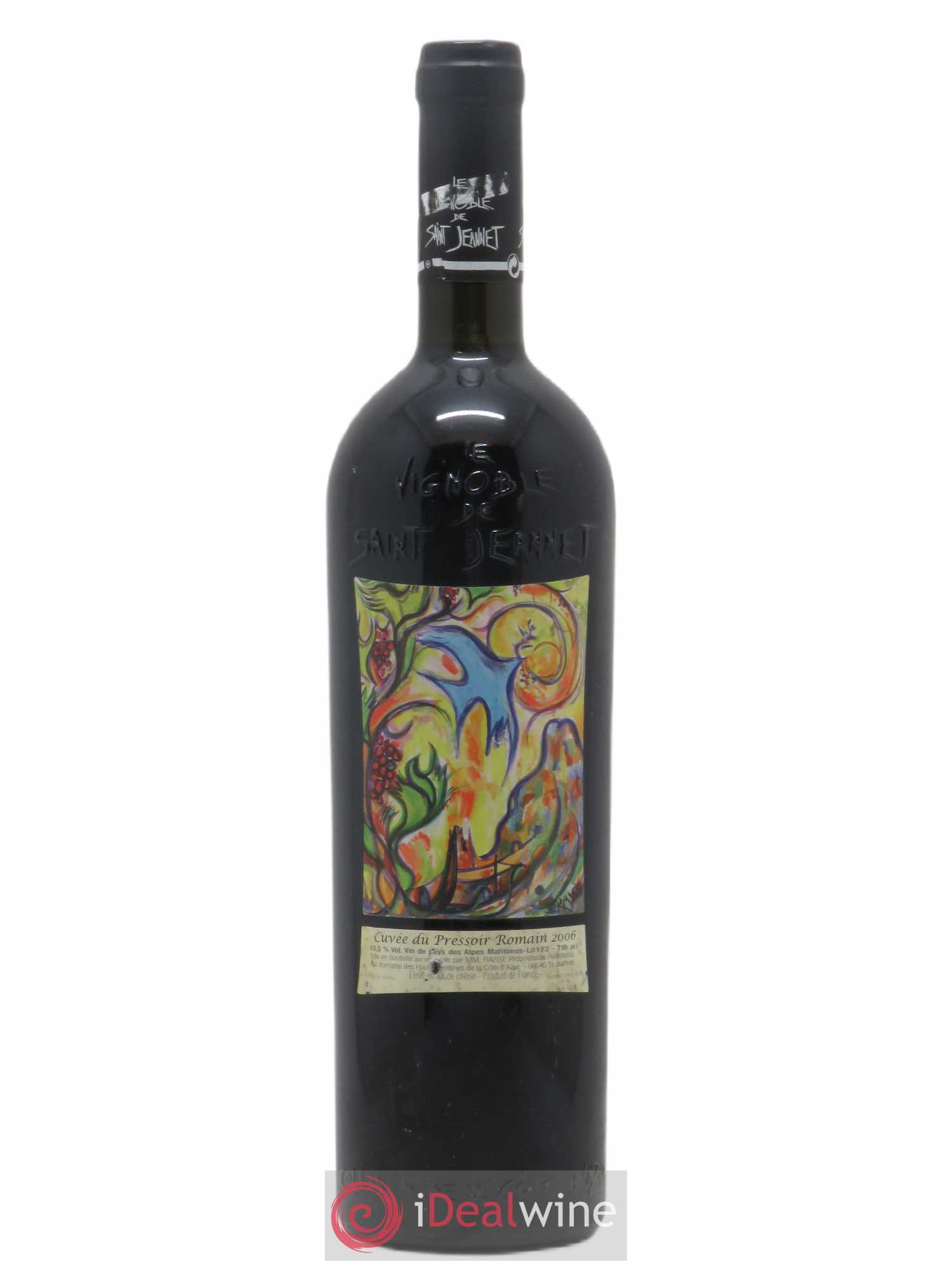 Rhône Vin de Pays des Alpes Maritimes Cuvee du Pressoir Romain M. Rasse 2006 - Posten von 1 Flasche - 0