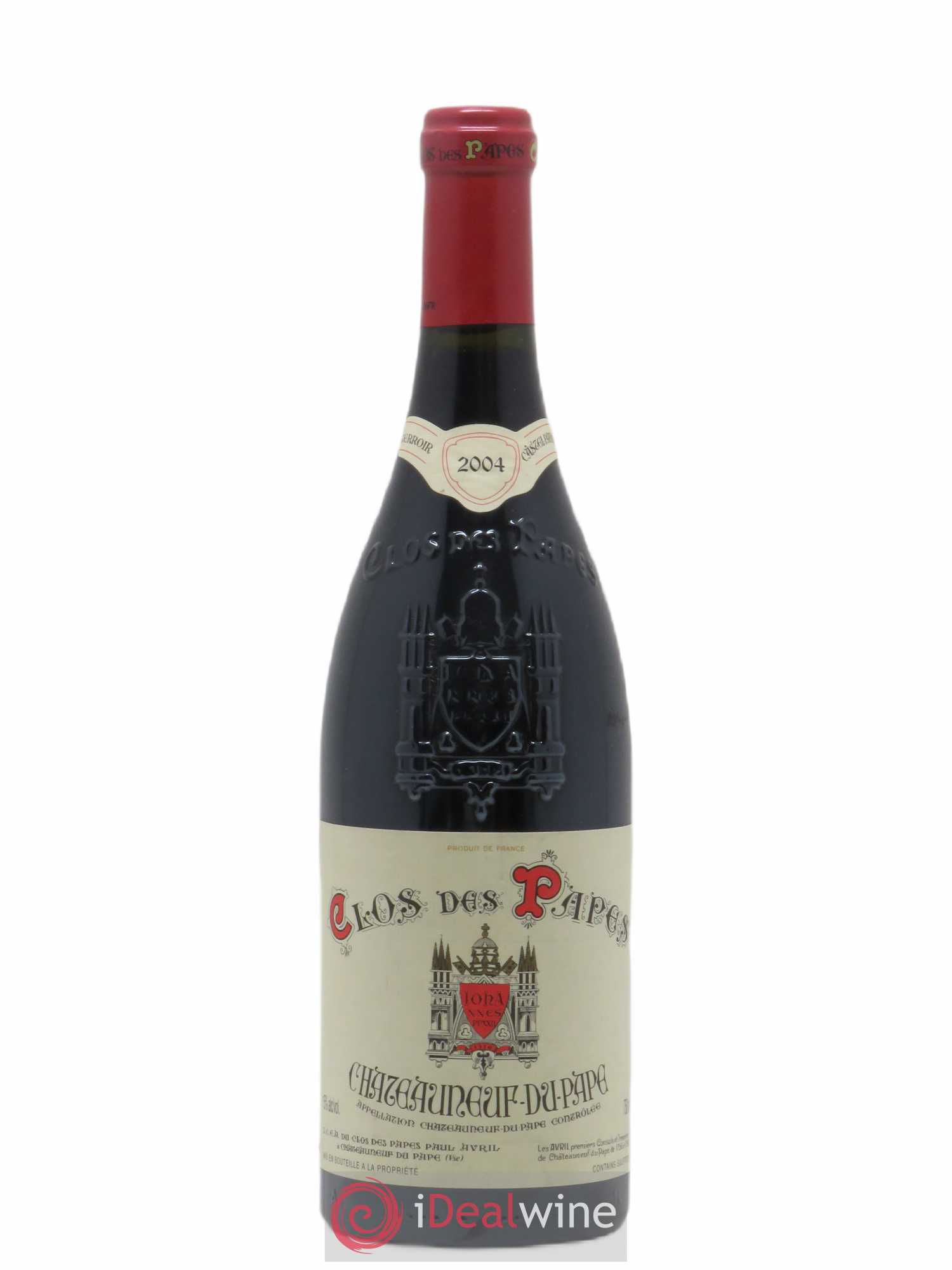 Châteauneuf-du-Pape Clos des Papes - Paul Avril 2004 - Lot de 1 bouteille - 0