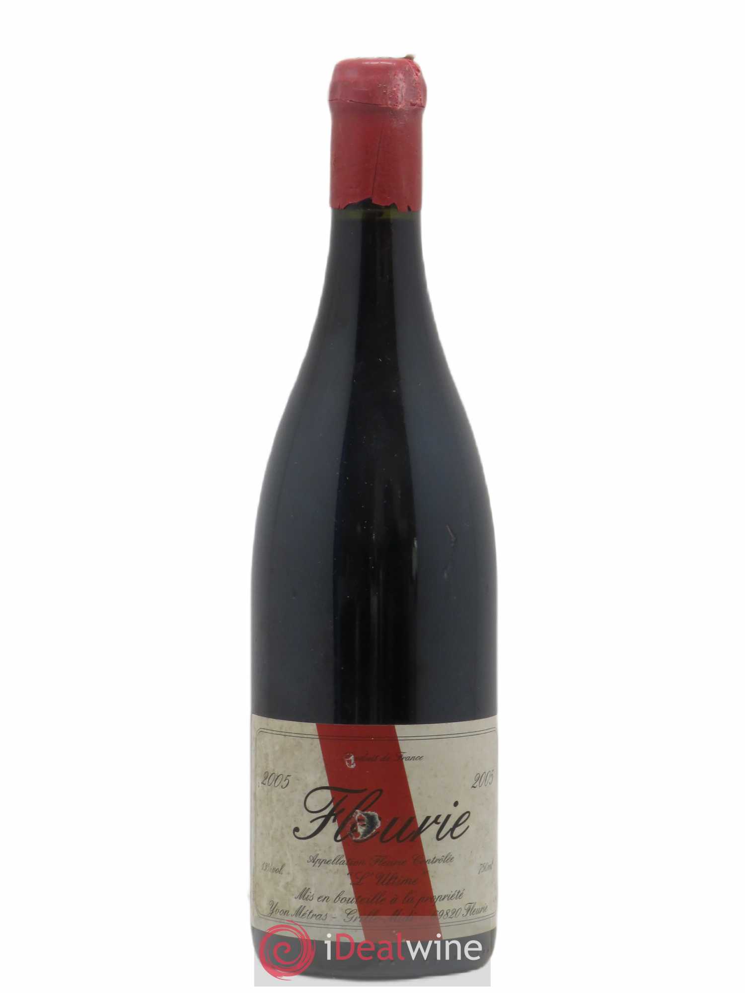 Fleurie l'Ultime Yvon Métras 2005 - Lot de 1 bouteille - 0