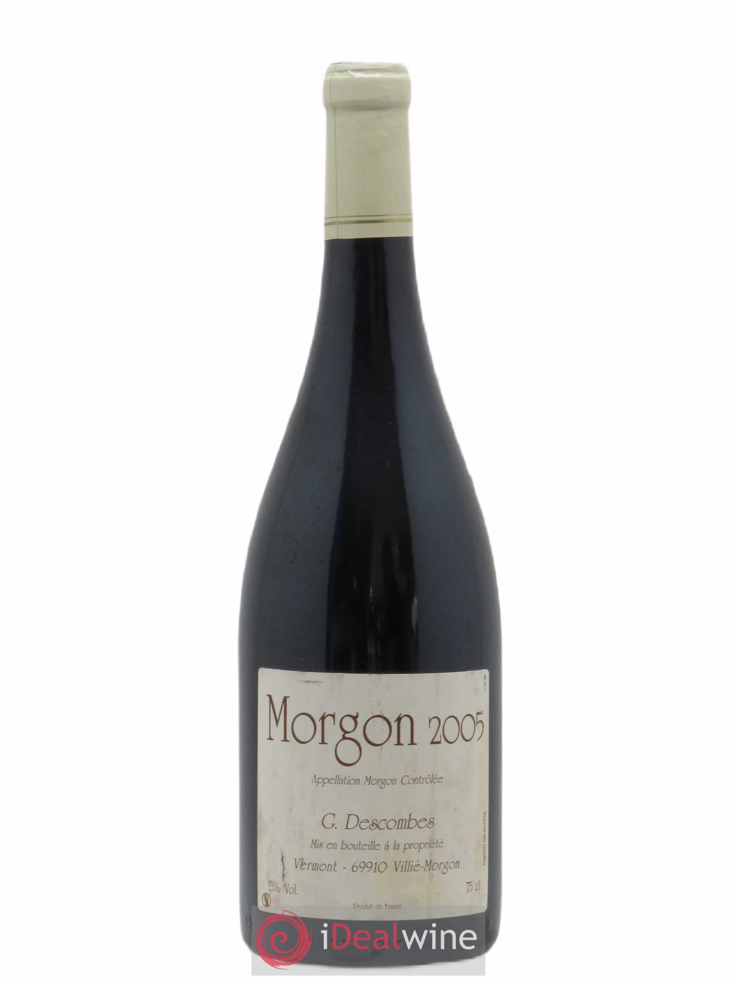 Morgon Georges Descombes (Domaine) 2005 - Lot de 1 bouteille - 0