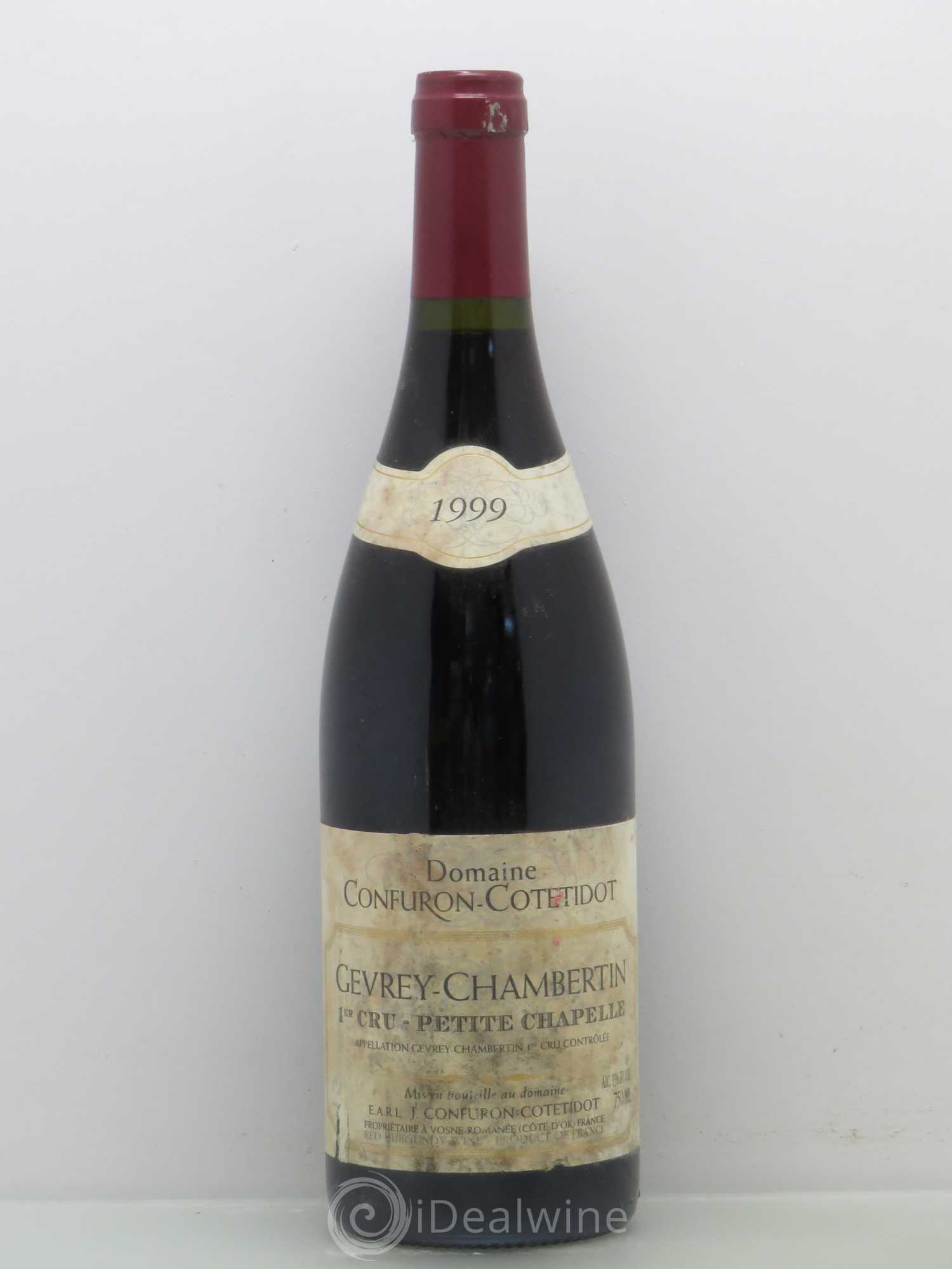 Gevrey-Chambertin 1er Cru Petite Chapelle Confuron-Cotetidot 1999 - Lot de 1 bouteille - 0