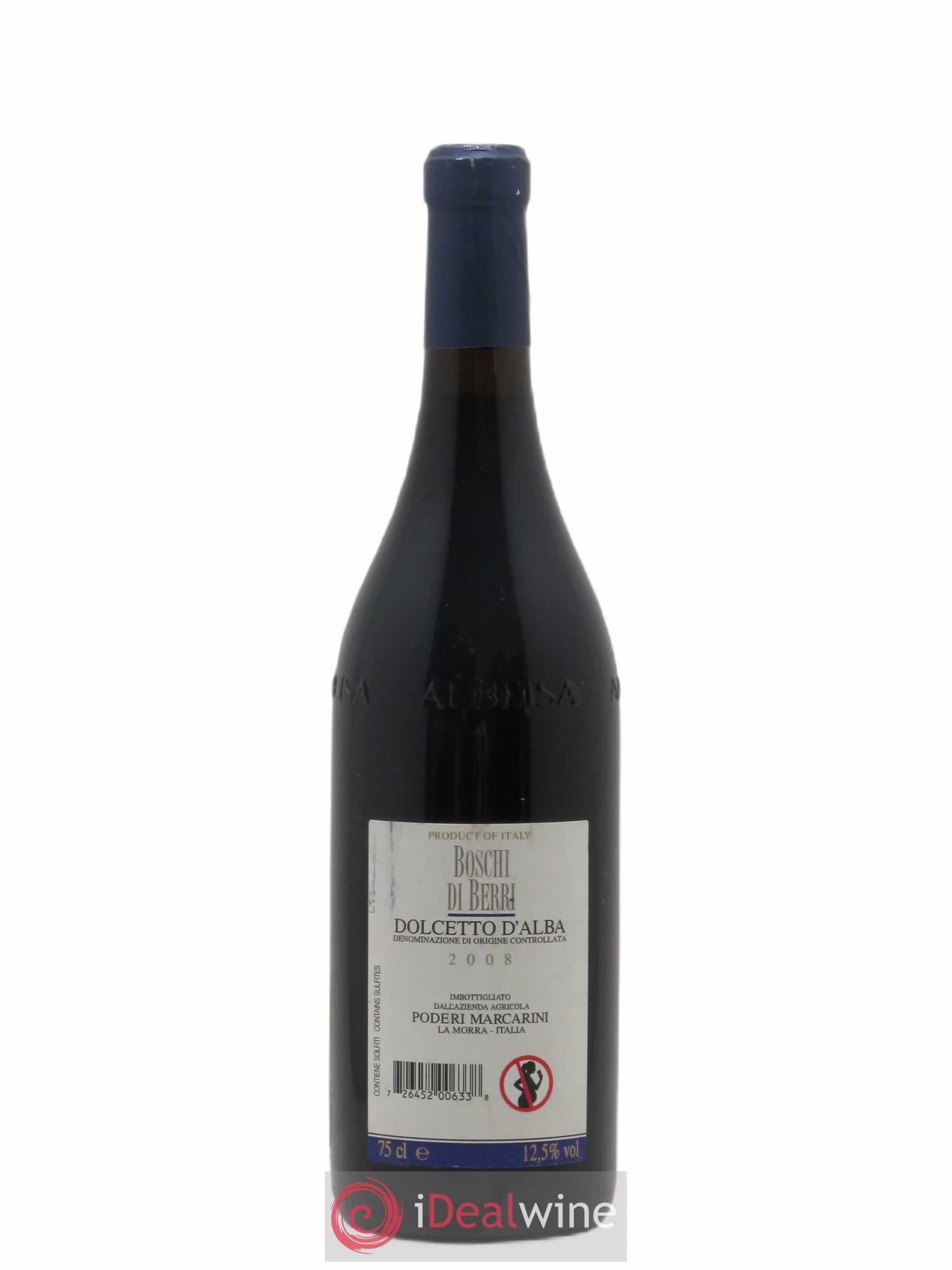 Dolcetto d'Alba DOC Boschi di Berri Marcarini 2008 - Posten von 1 Flasche - 1