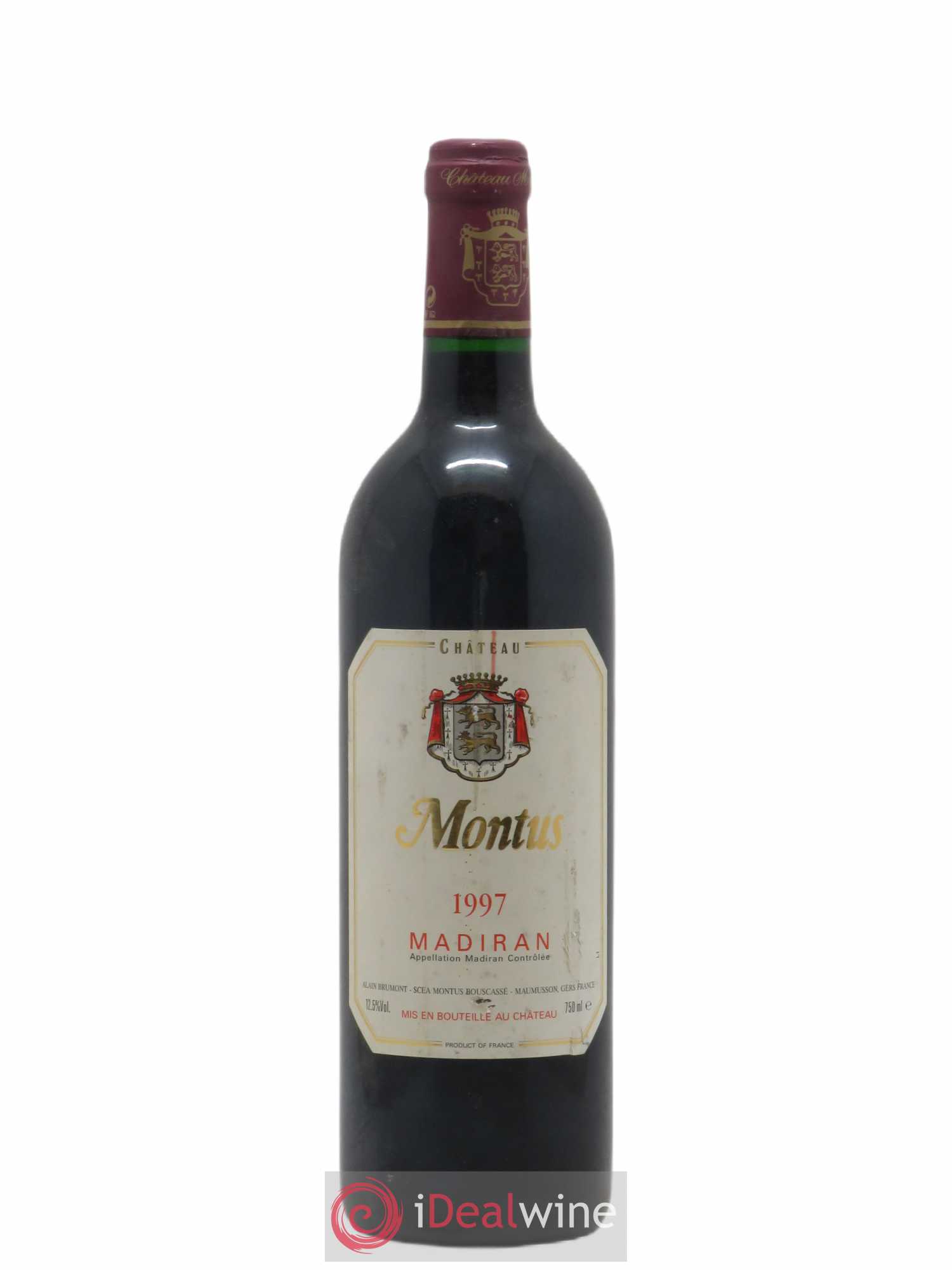 Madiran Château Montus Alain Brumont 1997 - Lot de 1 bouteille - 0