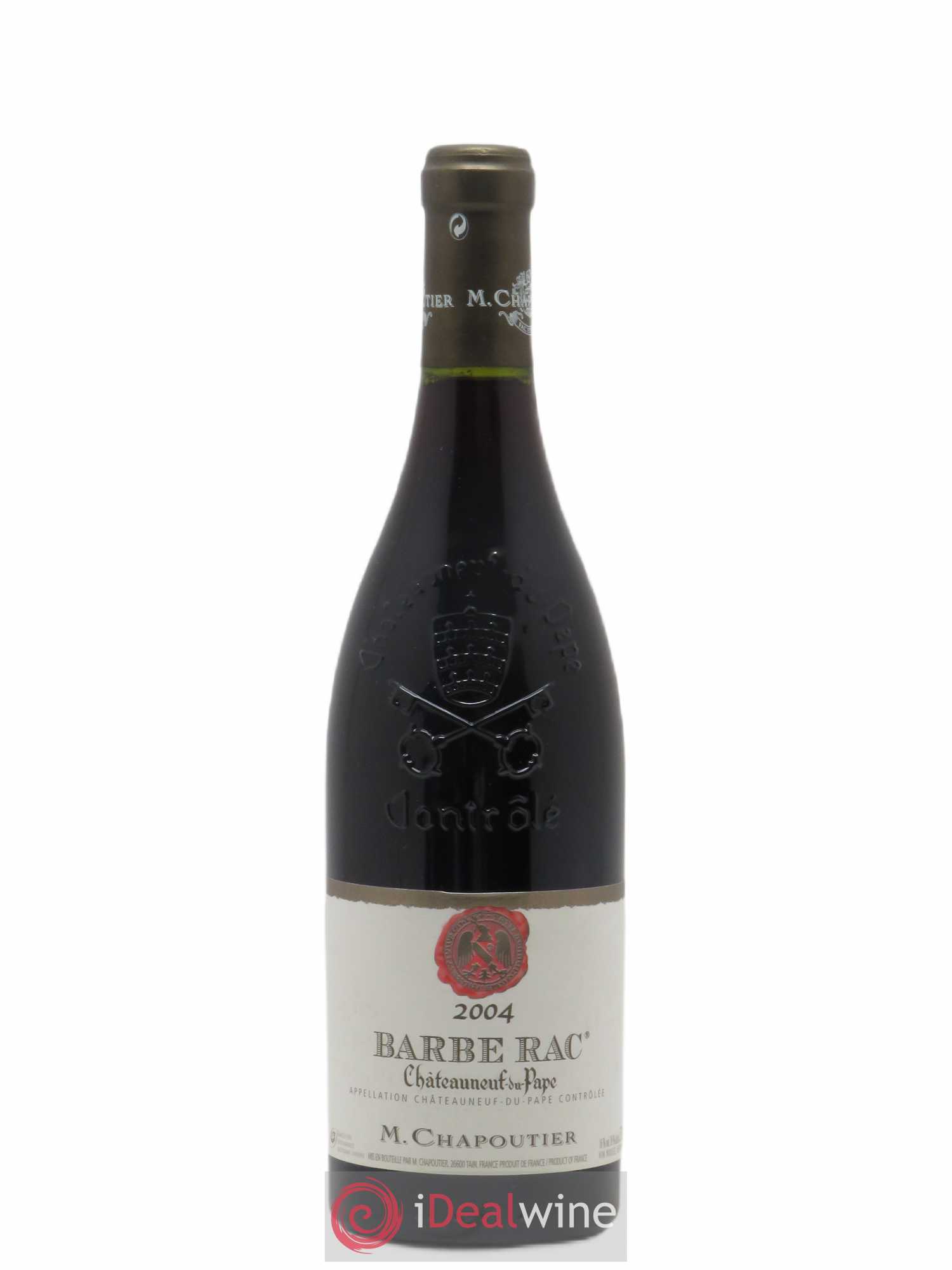 Châteauneuf-du-Pape Barbe Rac Chapoutier 2004 - Posten von 1 Flasche - 0