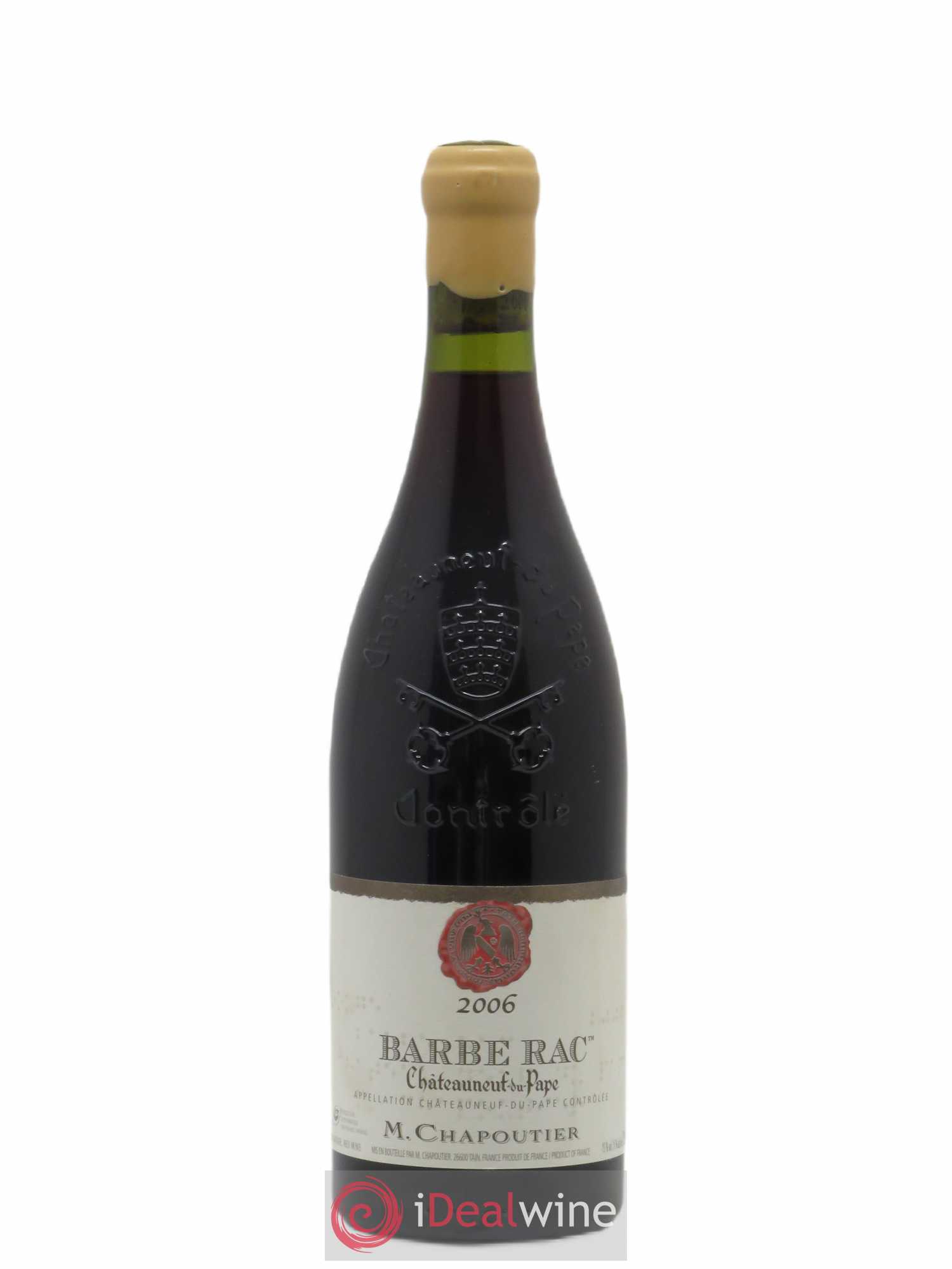 Châteauneuf-du-Pape Barbe Rac Chapoutier 2006 - Lot de 1 bouteille - 0