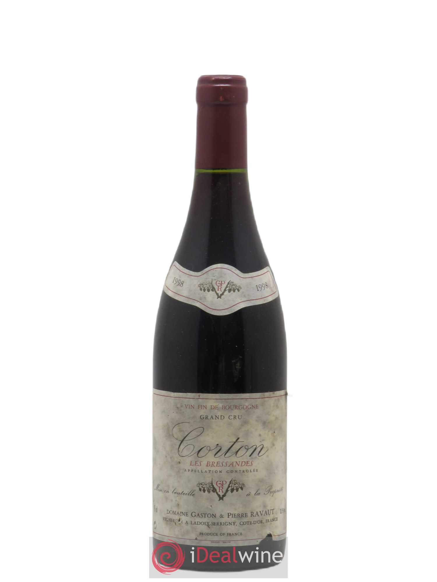 Corton Grand Cru Les Bressandes G. Ravaut 1998 - Lot de 1 bouteille - 0