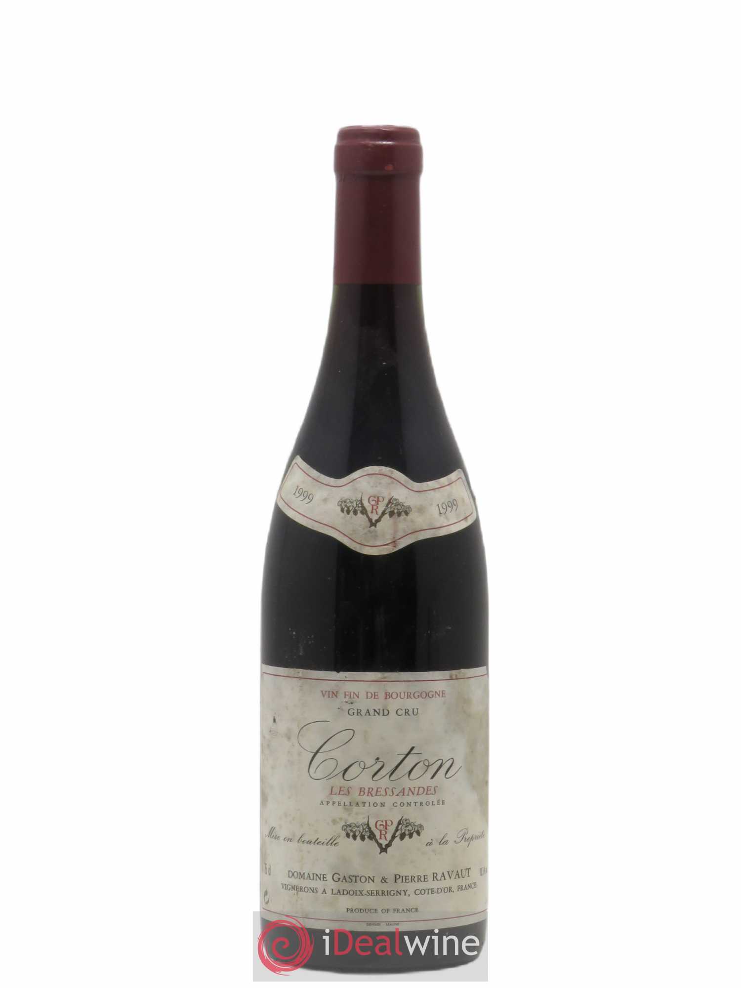 Corton Grand Cru Les Bressandes G. Ravaut 1999 - Lot de 1 bouteille - 0