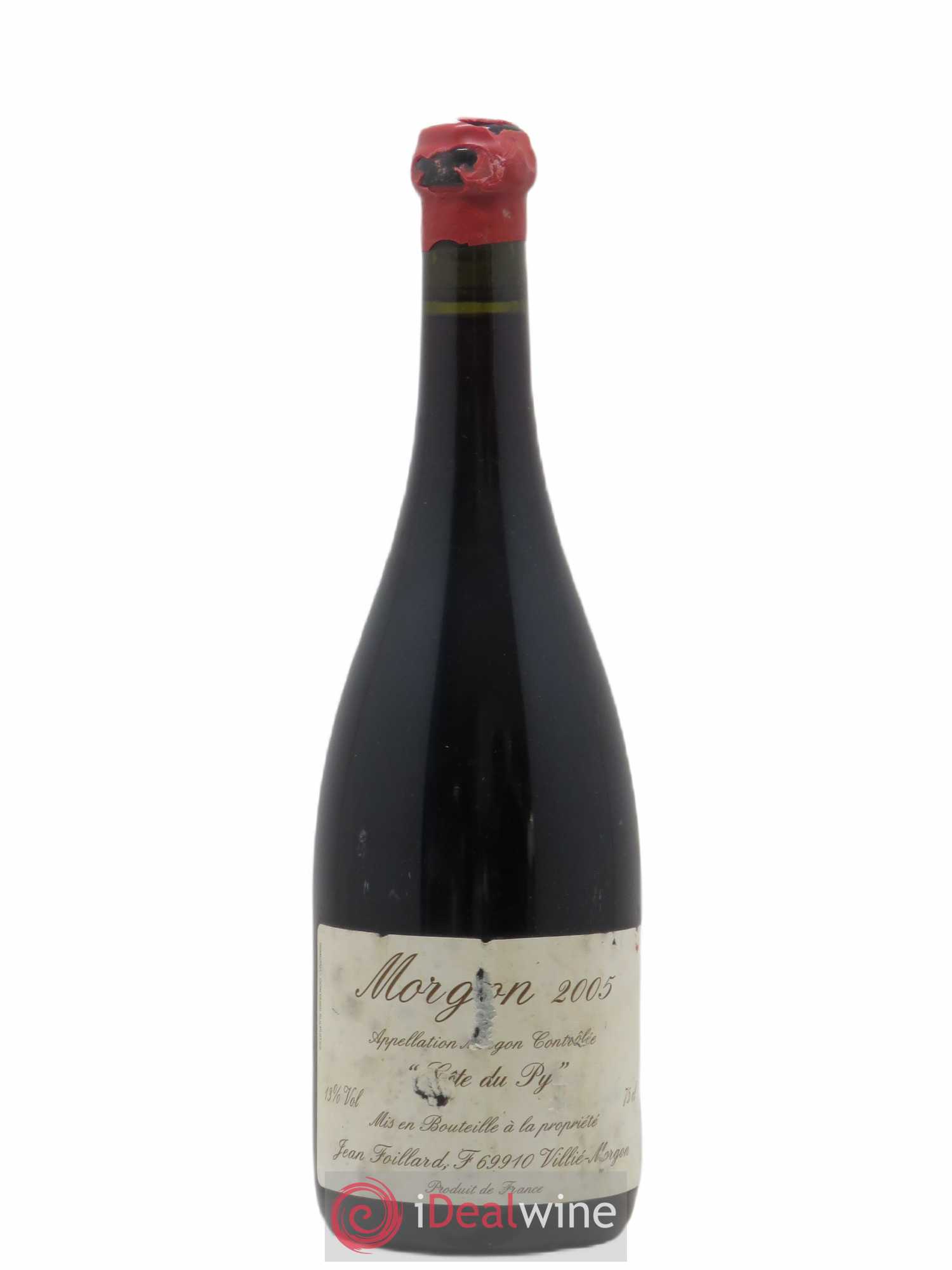 Morgon Côte du Py Jean Foillard 2005 - Lot de 1 bouteille - 0