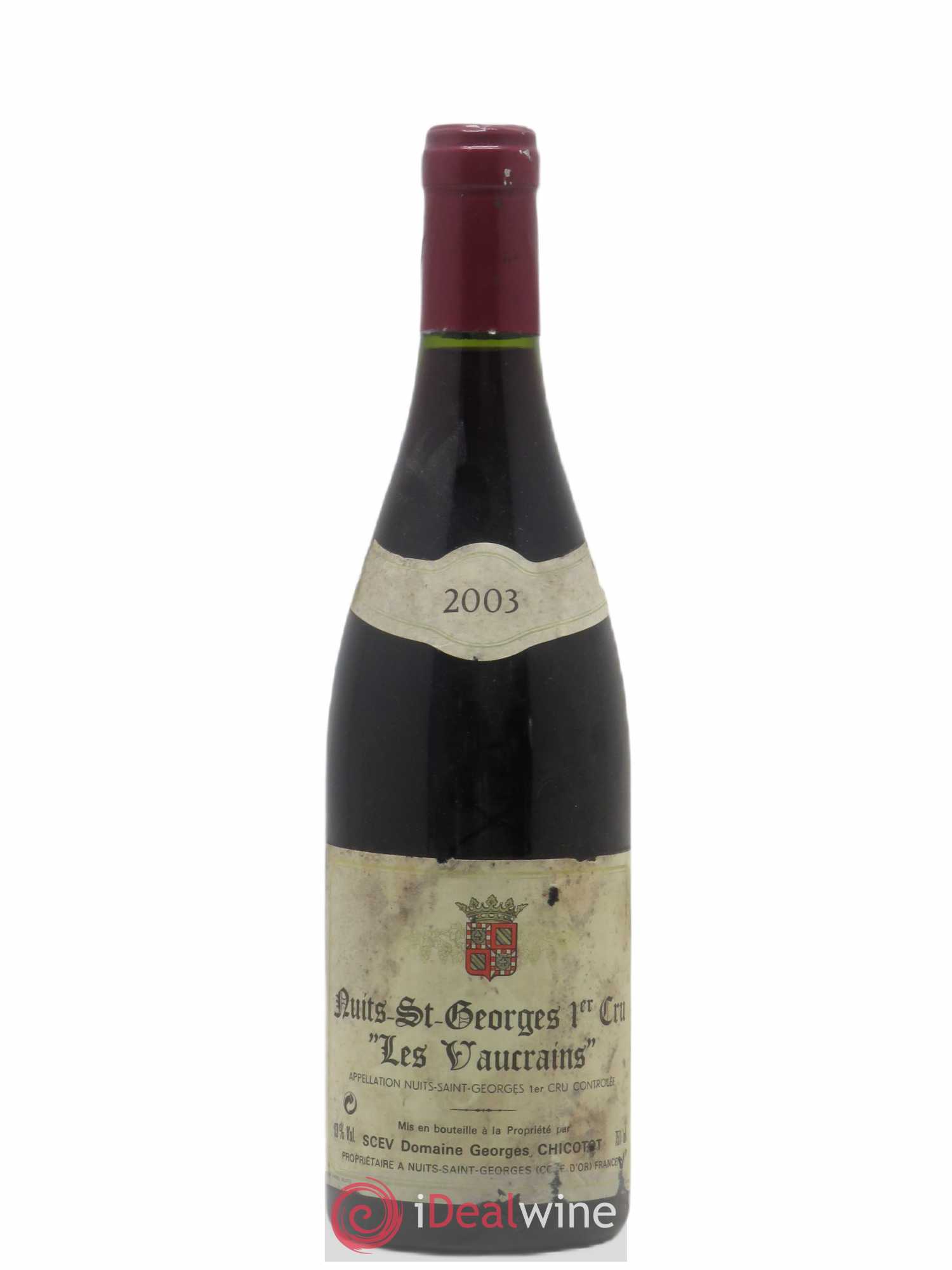 Nuits-Saint-Georges 1er Cru Les Vaucrains Chicotot 2003 - Lot de 1 bouteille - 0