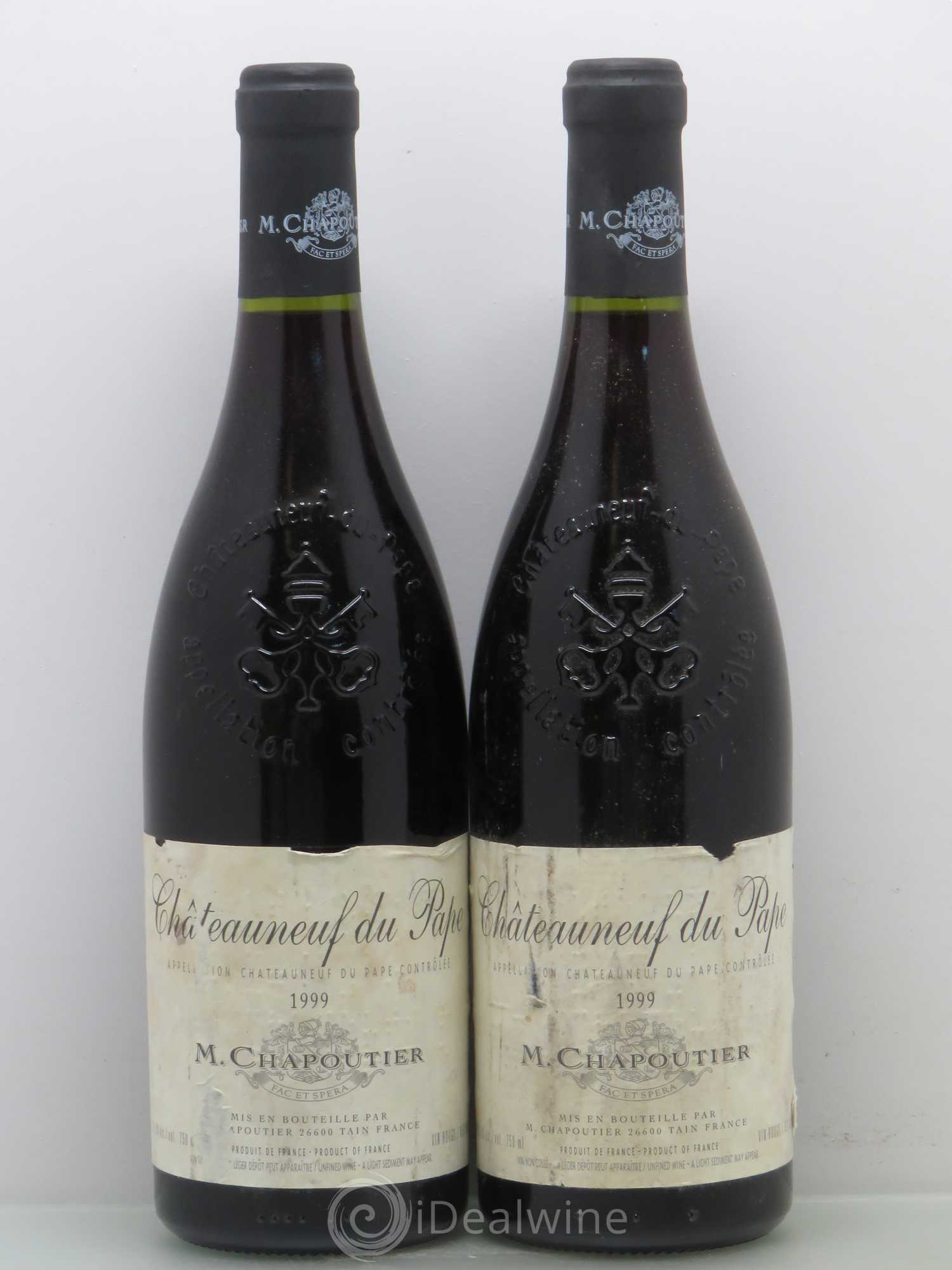 Châteauneuf-du-Pape 1999 - Lot de 2 bouteilles - 0