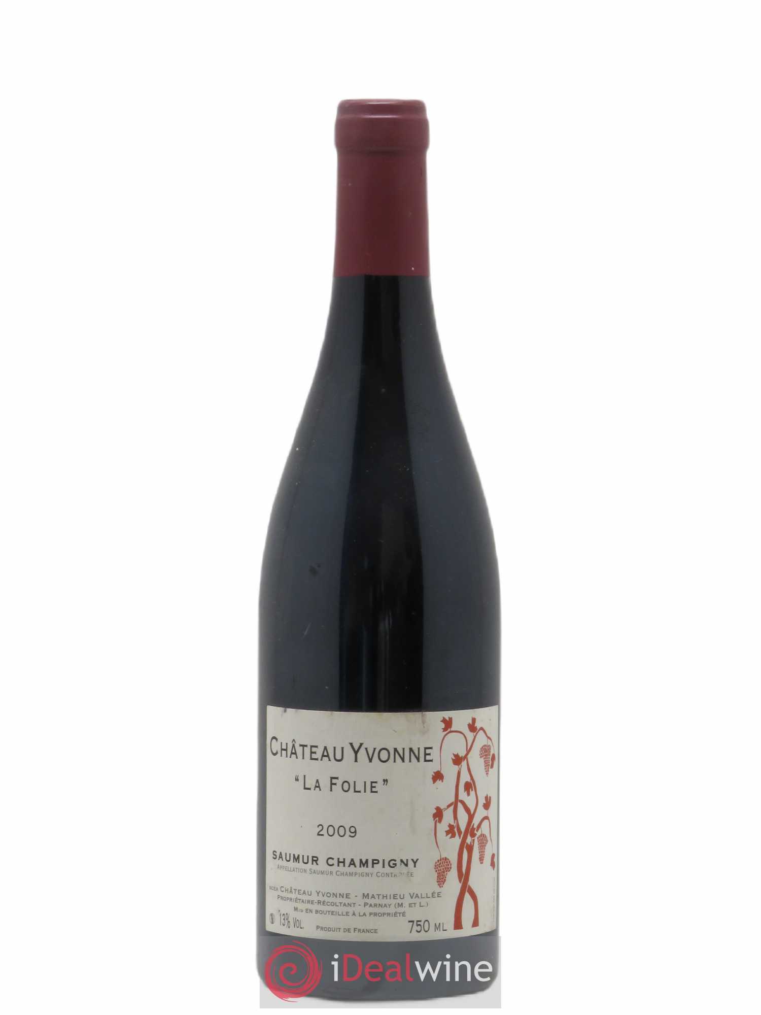 Saumur-Champigny La Folie Château Yvonne 2009 - Lot de 1 bouteille - 0