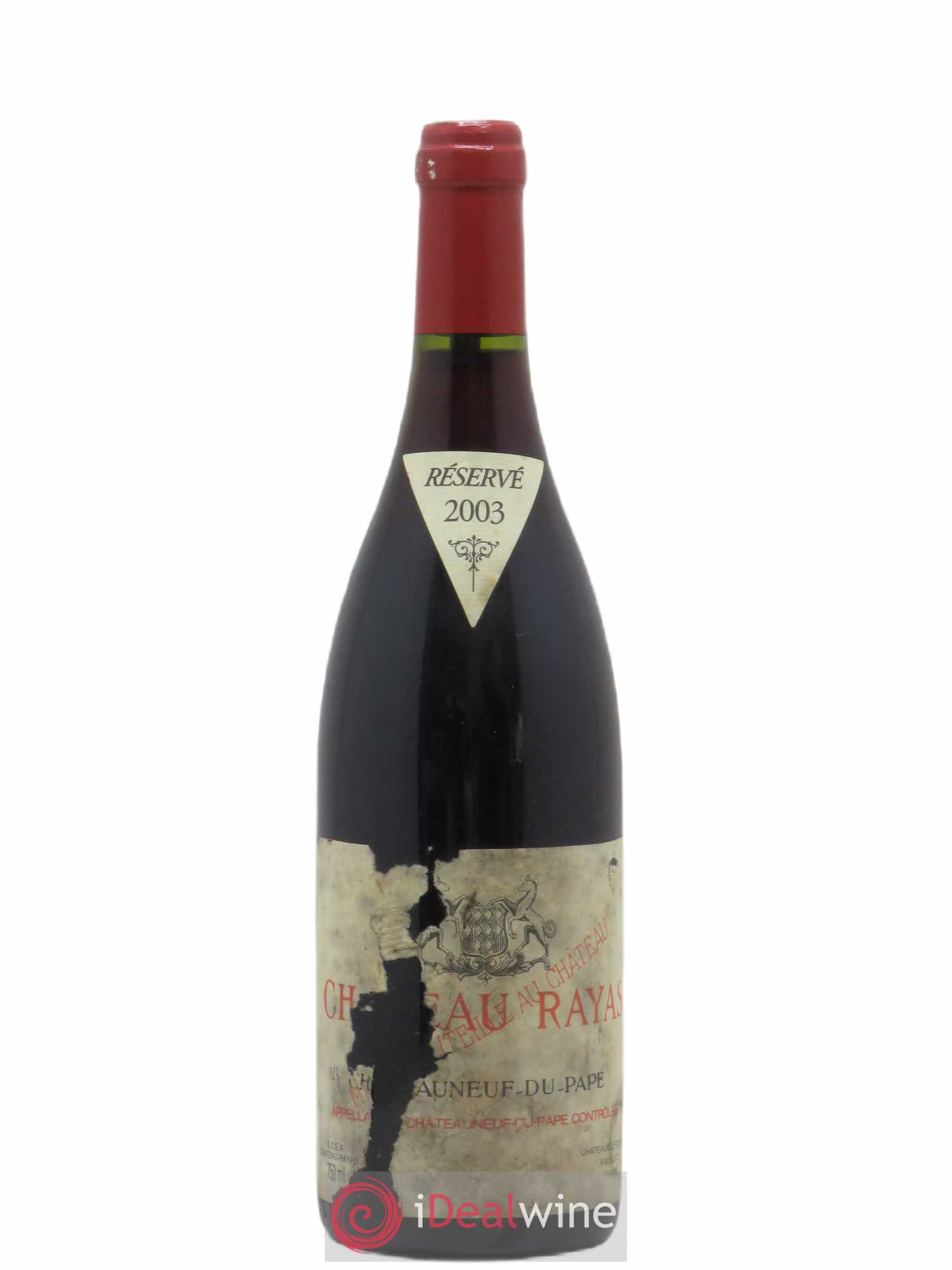 Châteauneuf-du-Pape Château Rayas Emmanuel Reynaud 2003 - Lot de 1 bouteille - 0