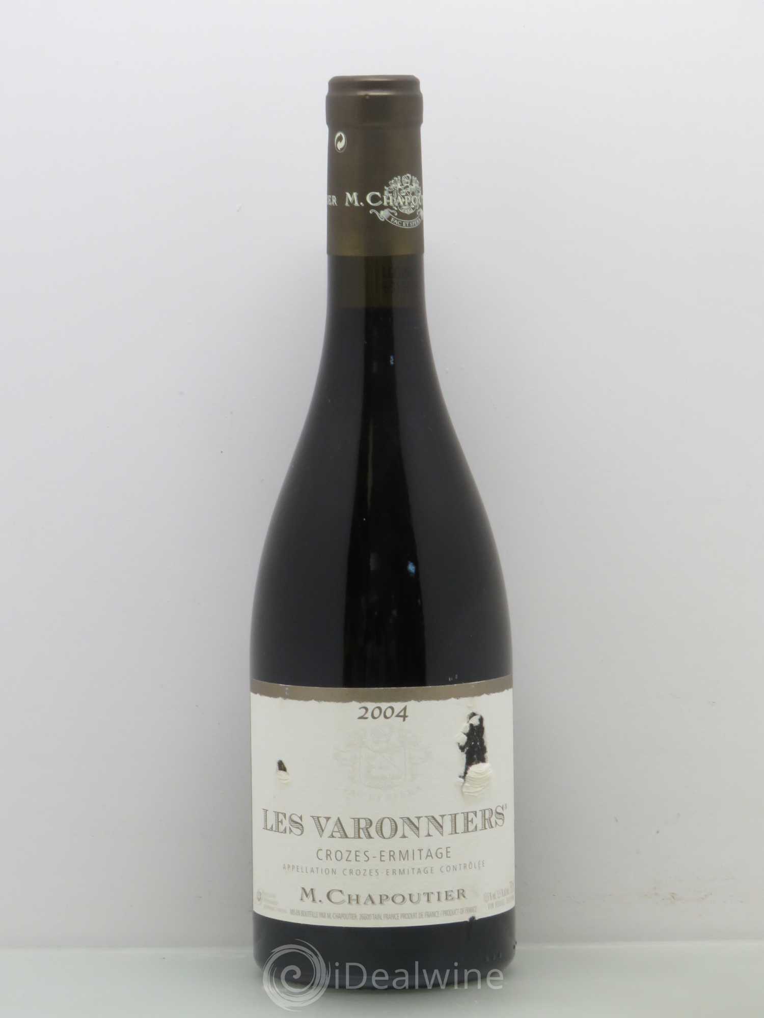 Crozes-Hermitage Les Varonniers Chapoutier 2004 - Lot de 1 bouteille - 0