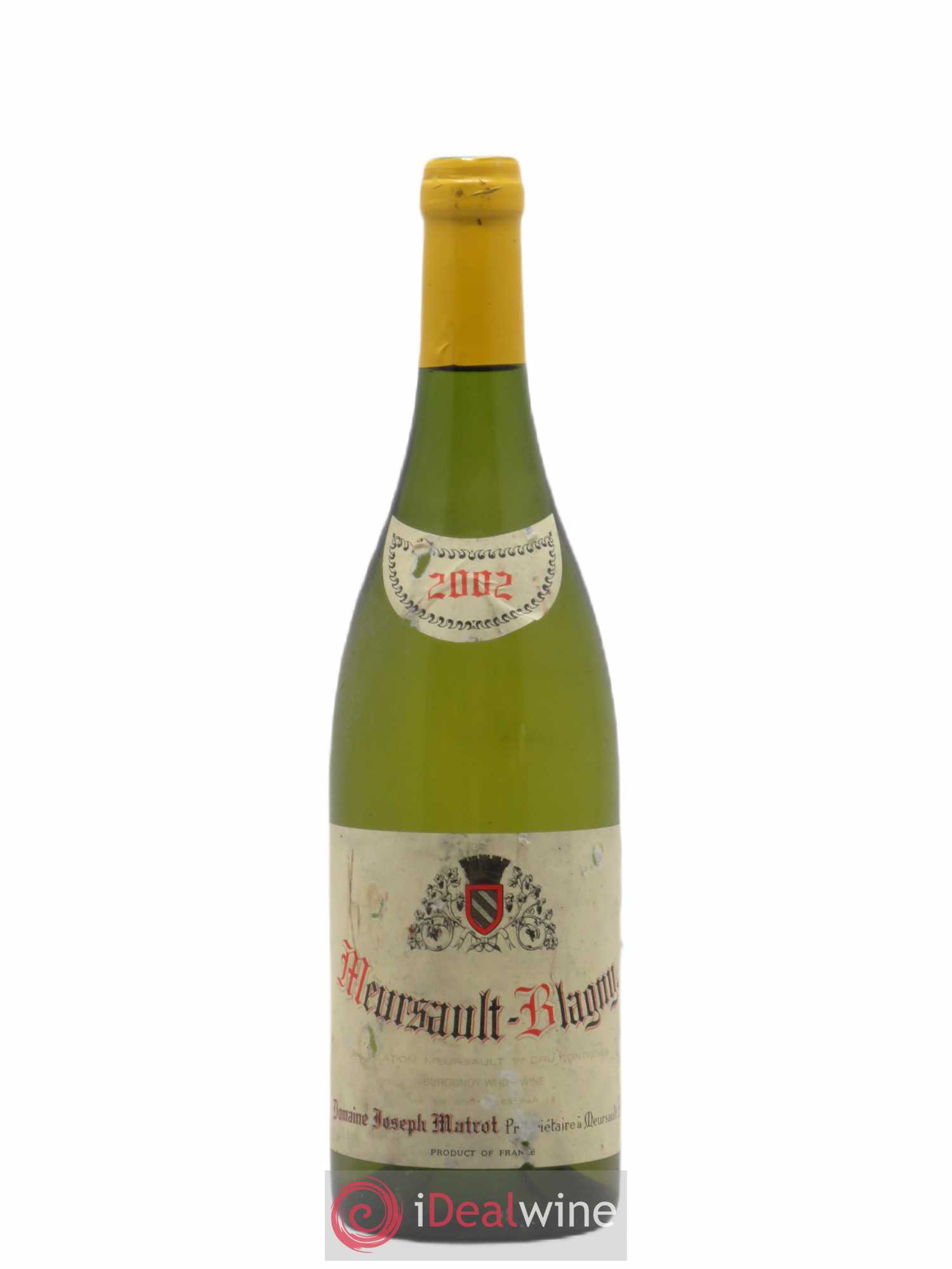 Meursault 1er Cru Blagny Joseph Matrot 2002 - Posten von 1 Flasche - 0