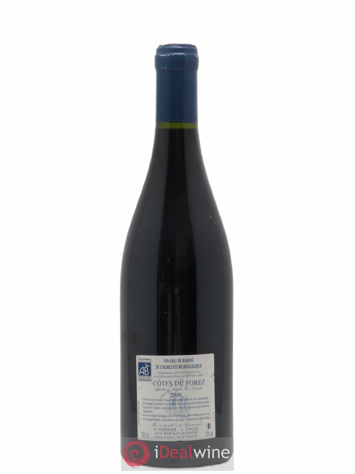 Divers Côtes du Forez Poycelan Verdier-Logel 2009 - Posten von 1 Flasche - 1
