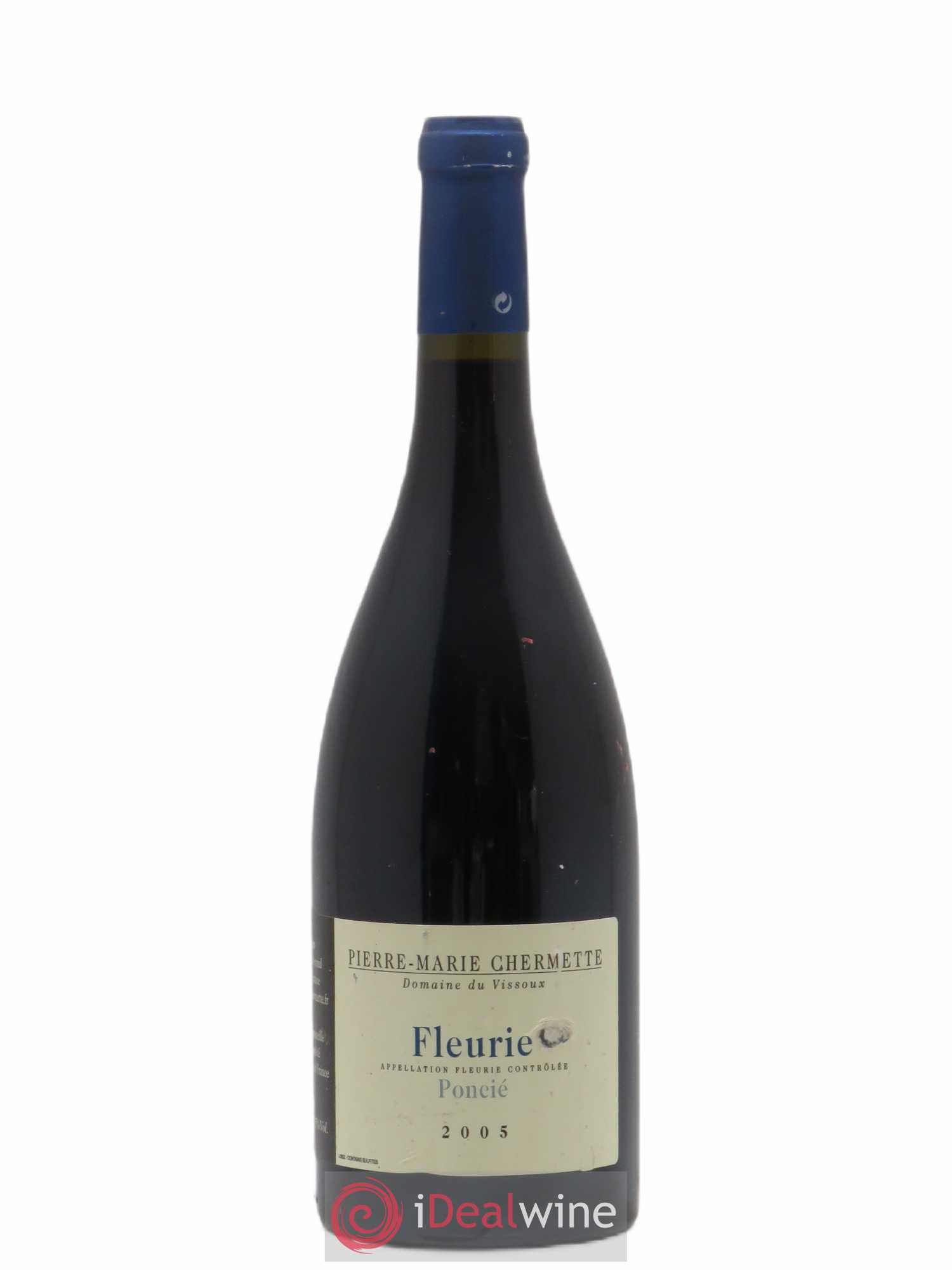 Fleurie Poncié Domaine du Vissoux - P-M. Chermette 2005 - Lot de 1 bouteille - 0