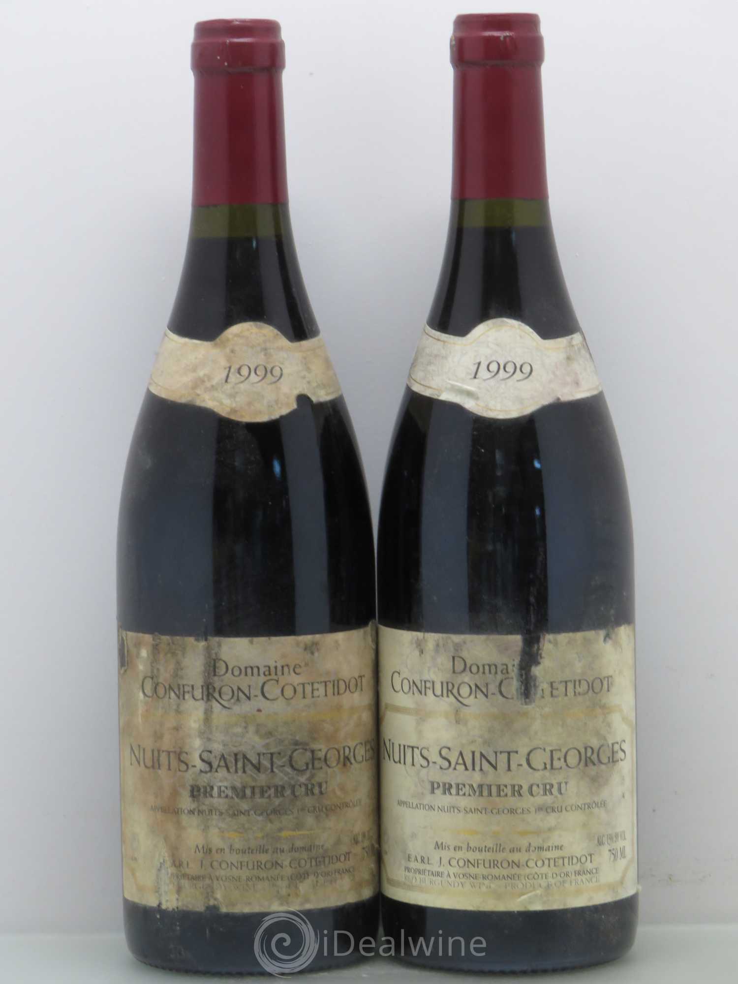 Nuits-Saint-Georges 1er Cru Confuron Cotetidot 1999 - Lot de 2 bouteilles - 0