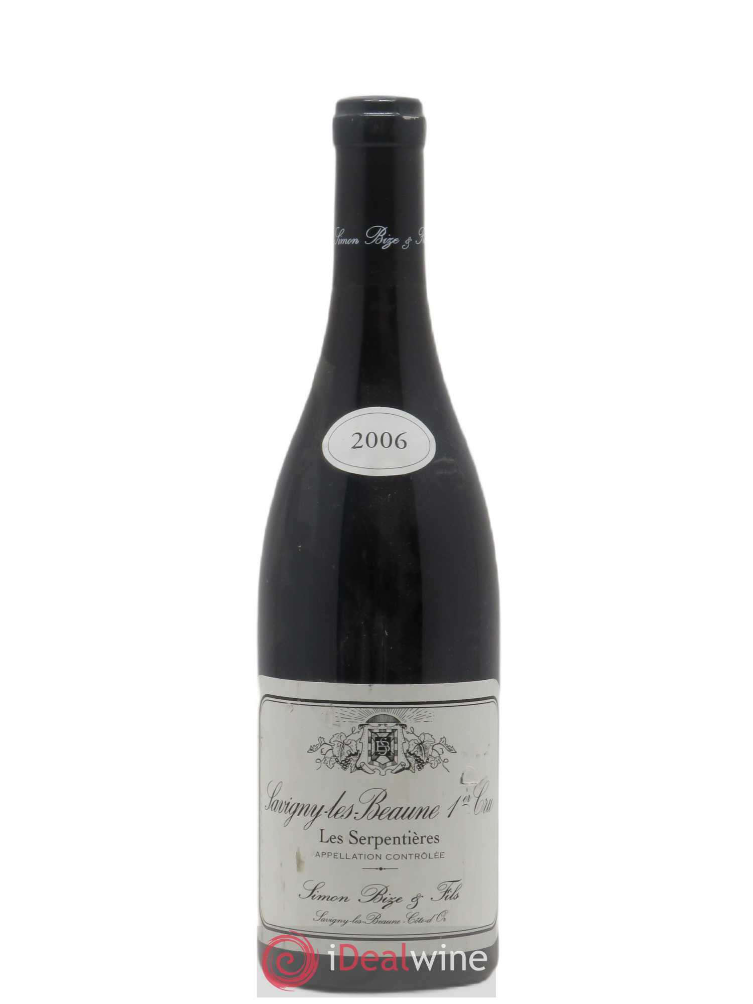 Savigny-lès-Beaune 1er Cru Les Serpentières Simon Bize & Fils 2006 - Lot de 1 bouteille - 0