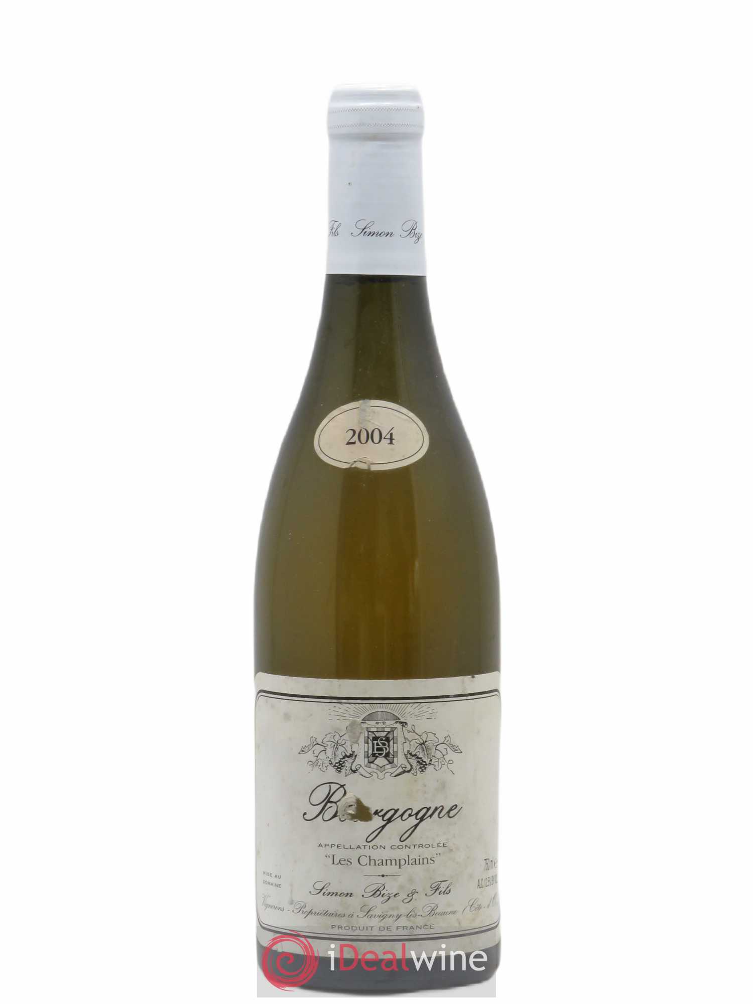 Bourgogne Les Champlains Simon Bize 2004 - Lot de 1 bouteille - 0