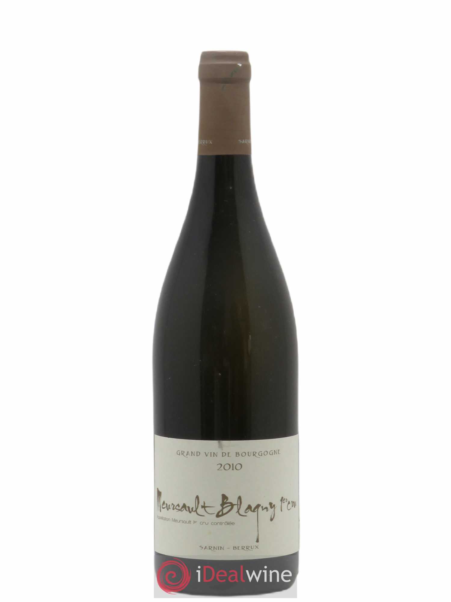 Meursault 1er Cru Blagny Sarnin Berrux 2010 - Posten von 1 Flasche - 0